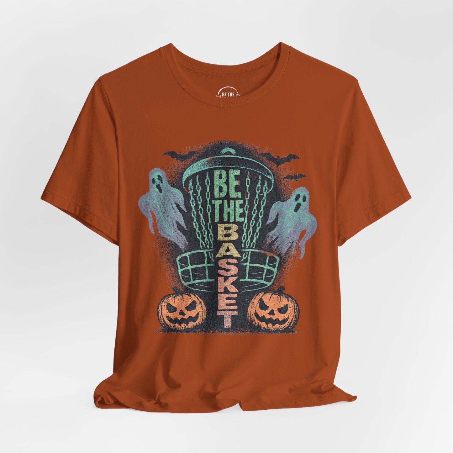 BE THE BASKET Disc Golf Halloween Design 17, Disc Golf Unisex T-Shirt