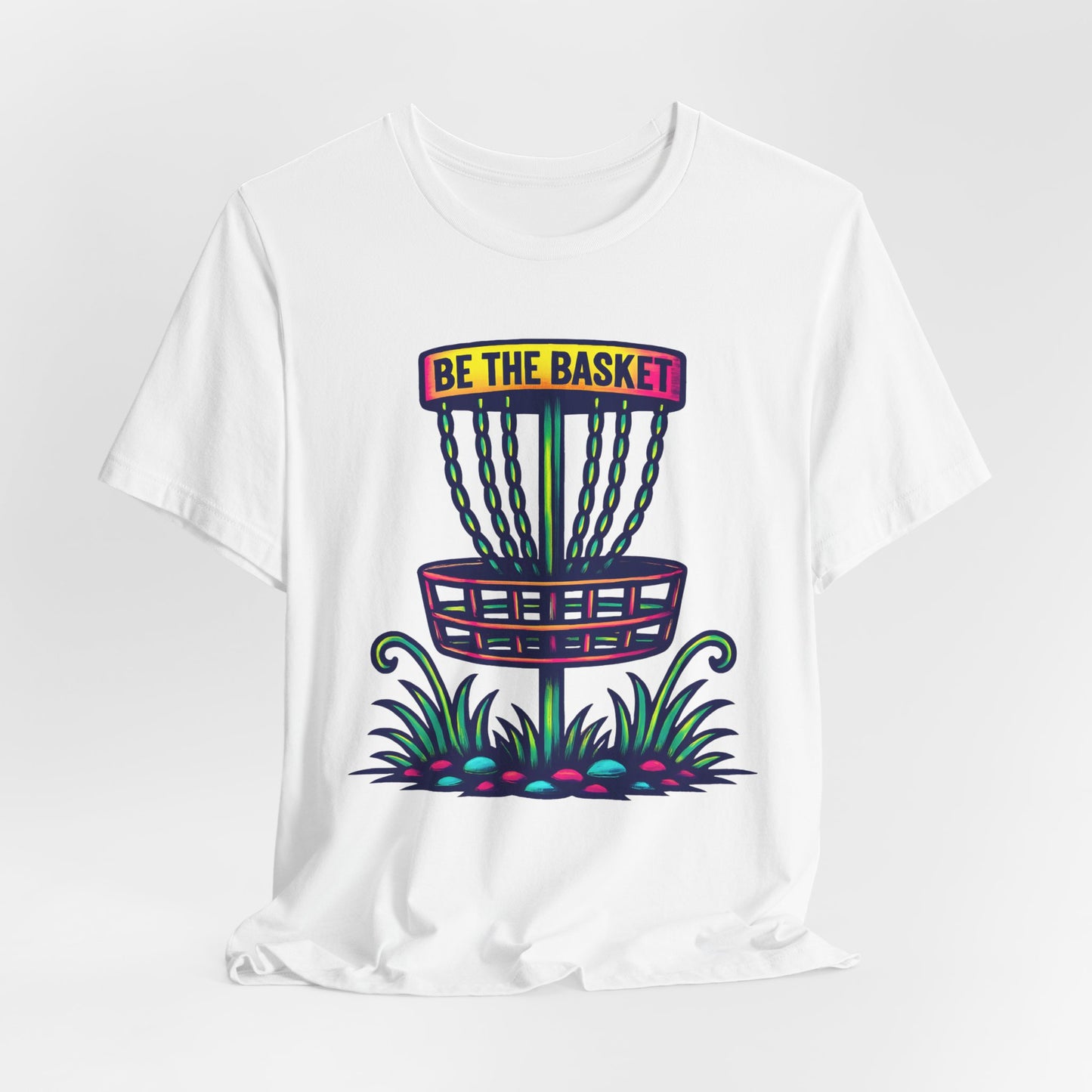 BE THE BASKET Disc Golf Basket Tatoo, Unisex T-Shirt, Disc Golf Shirt