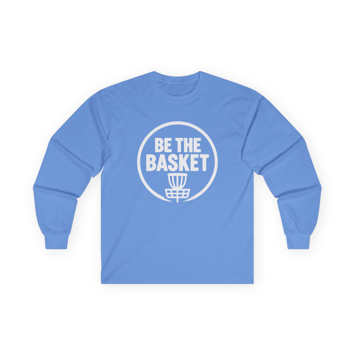 BE THE BASKET Disc Golf Logo Long Sleeve Shirt