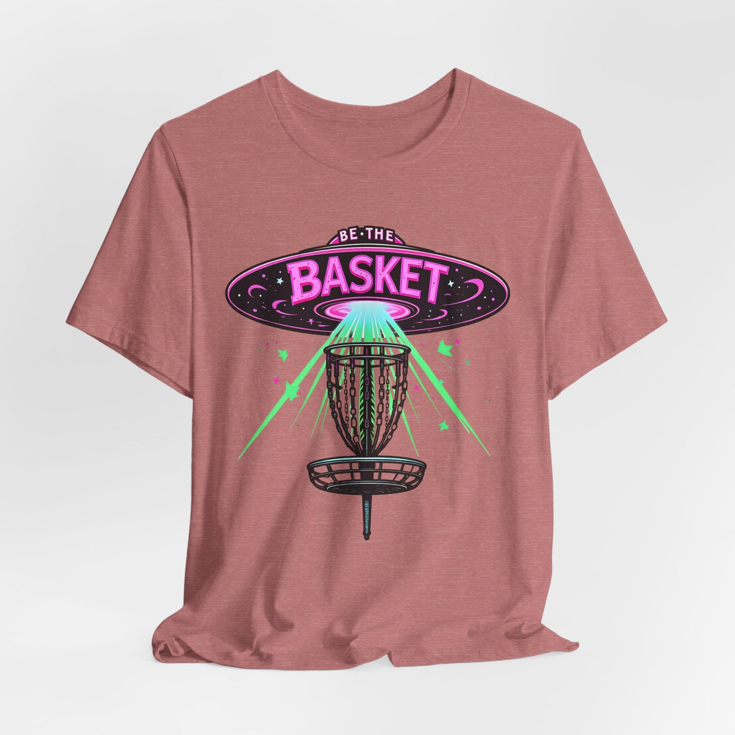 BE THE BASKET Disc Golf Cinco De Spaceship, Unisex T-Shirt, Disc Golf Shirt