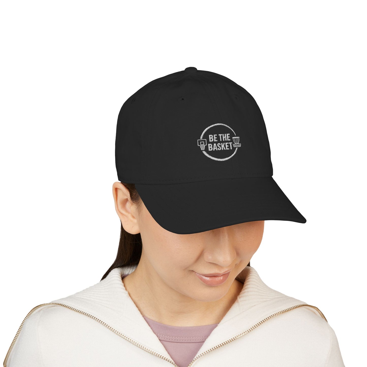 BE THE BASKET Logo Organic Embroidered "Off The Grid" Baseball Cap