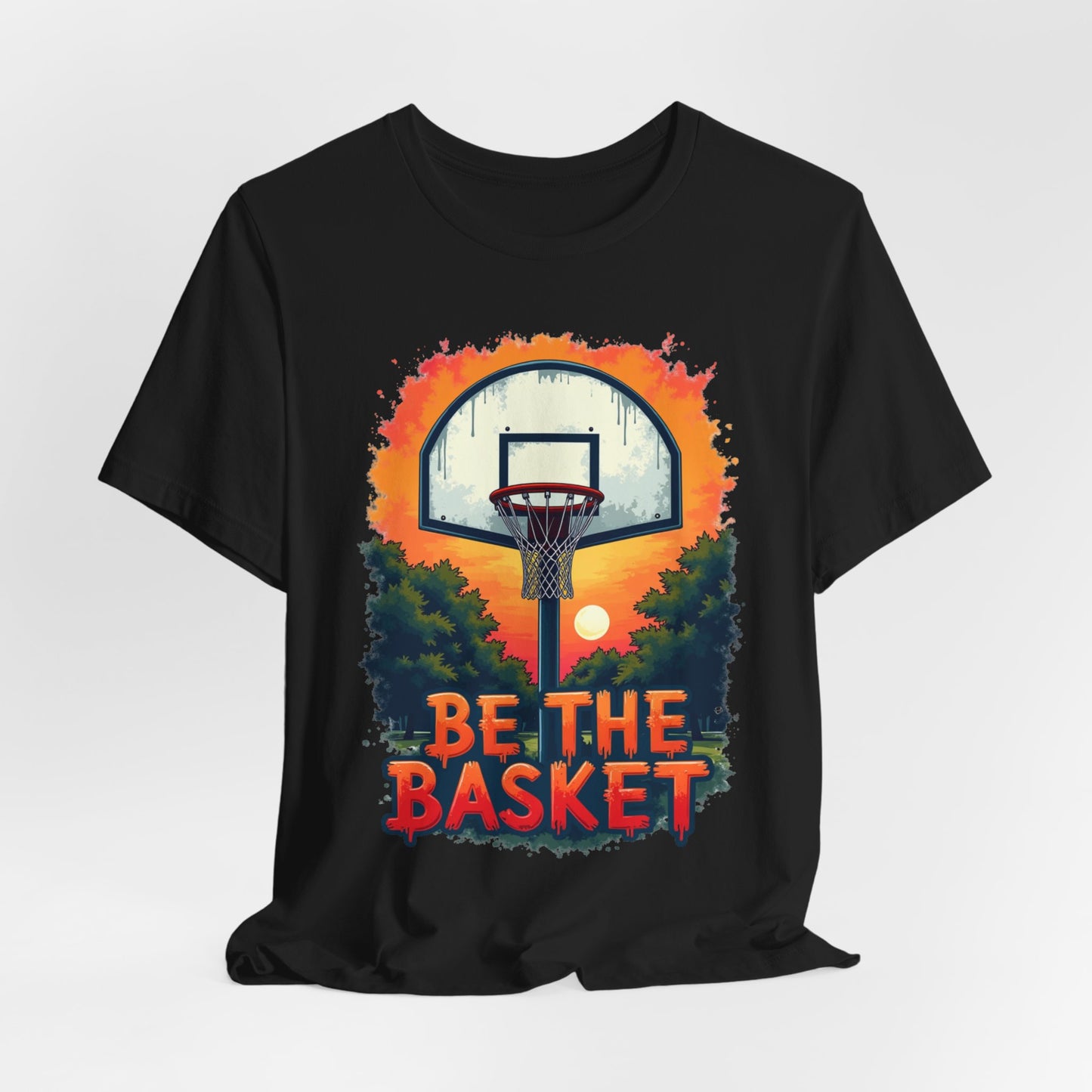 BE THE BASKET Basketball Outdoor 3 Orange Unisex T-Shirt