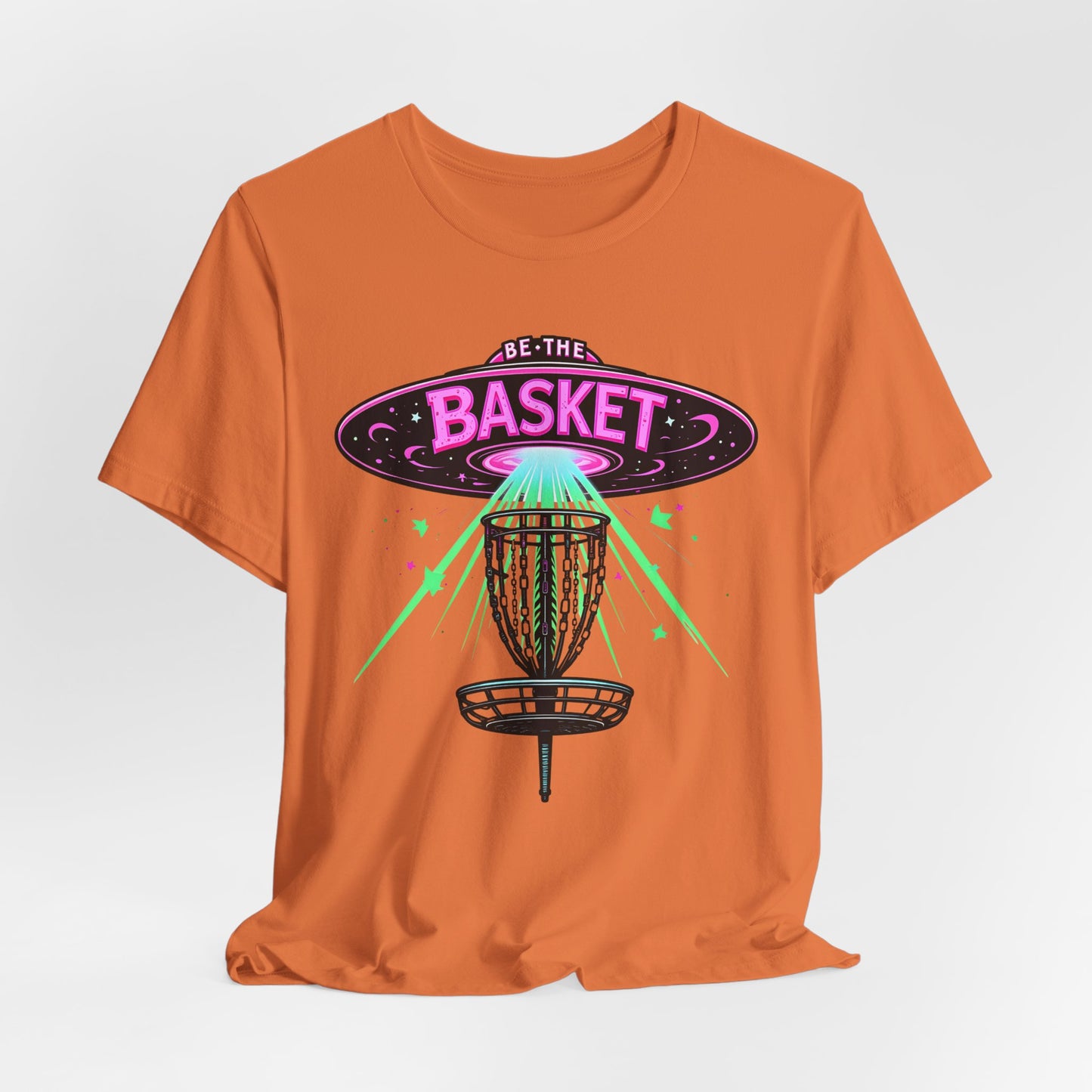 BE THE BASKET Disc Golf Cinco De Spaceship, Unisex T-Shirt, Disc Golf Shirt
