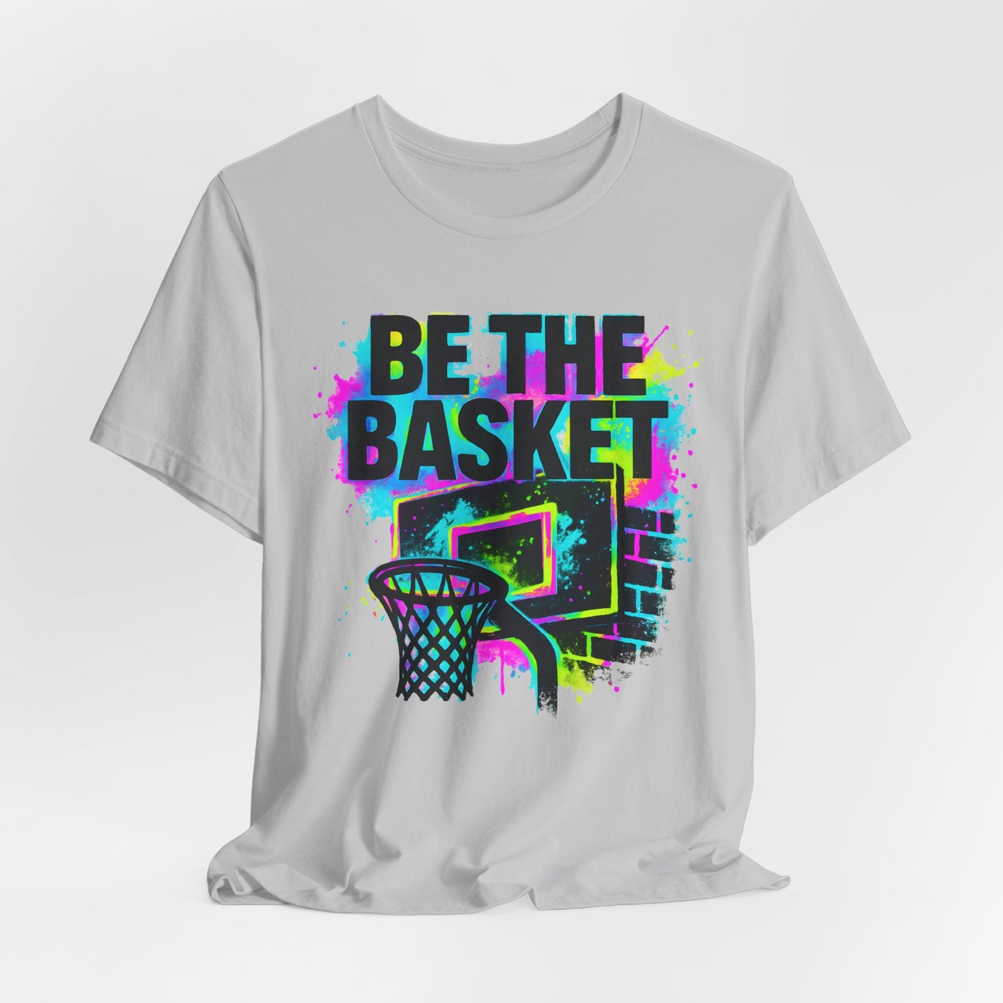 BE THE BASKET Basketball Goal Colorful 5, Unisex T-Shirt, Disc Golf Shirt