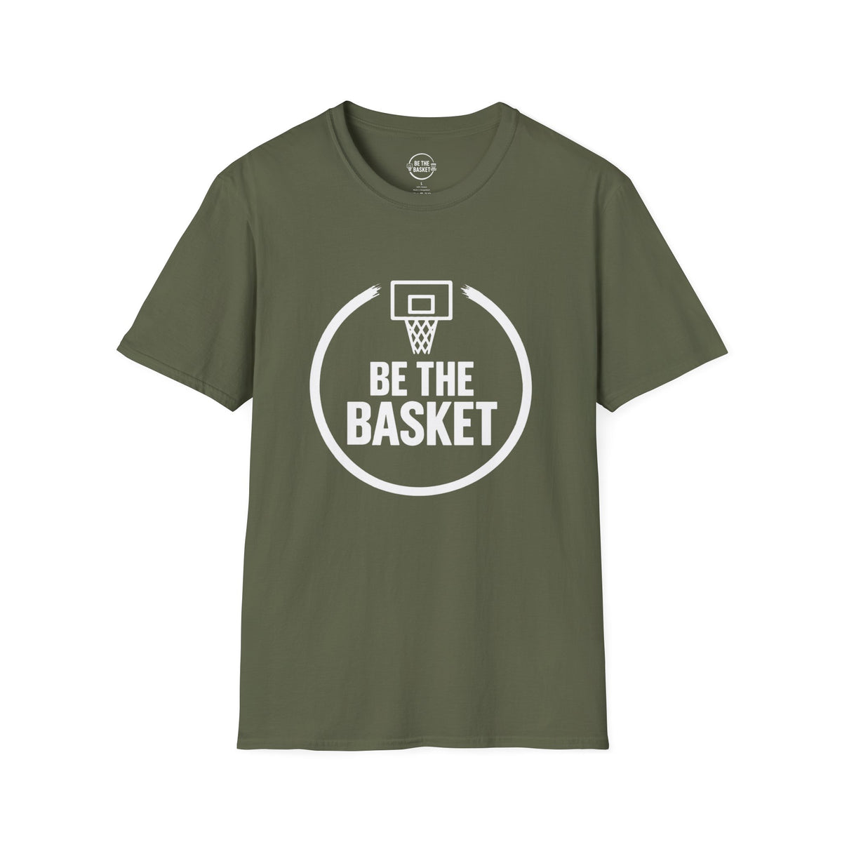 BE THE BASKET - Basketball Logo  - Gildan Unisex T-shirt