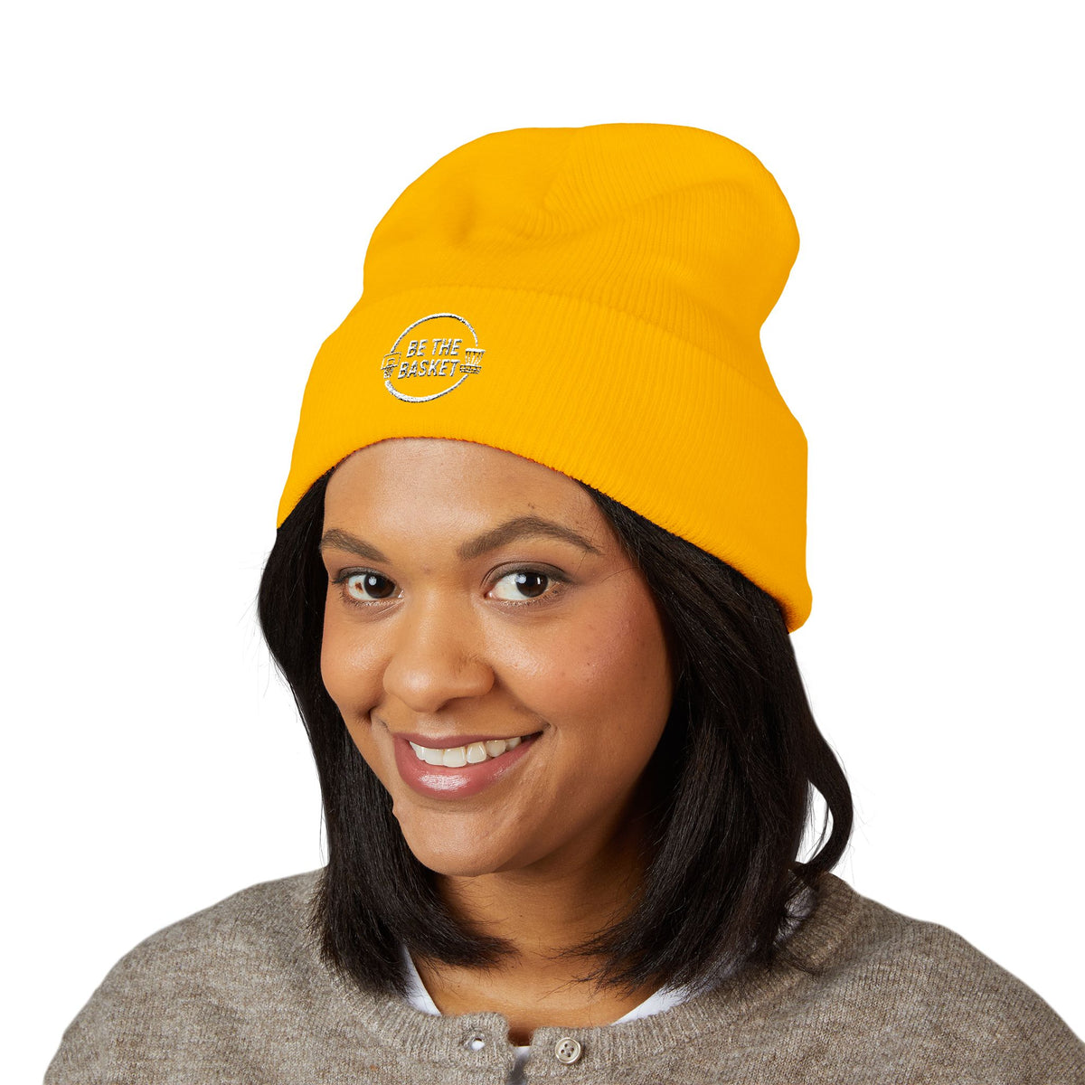 BE THE BASKET Company Logo Embroidered Beanie 2