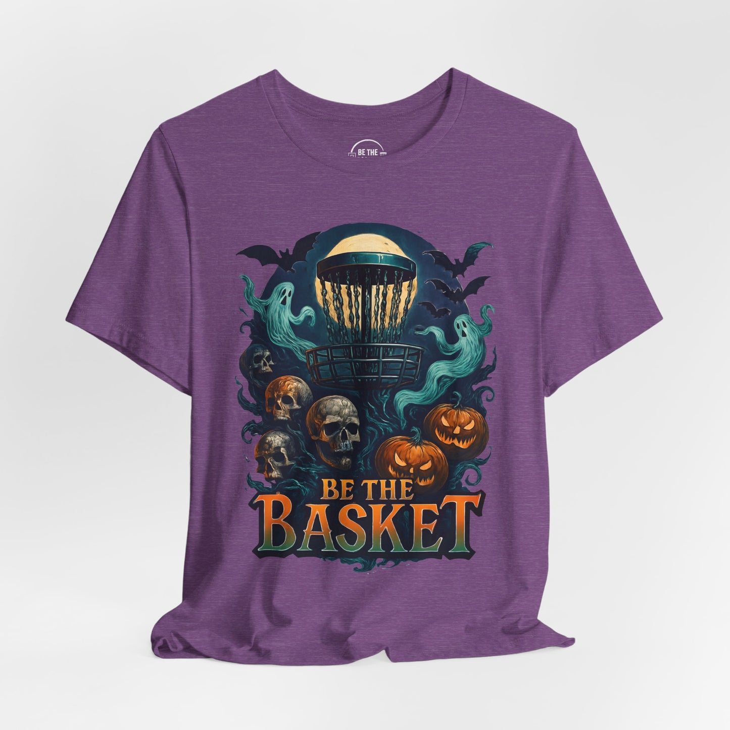 BE THE BASKET Disc Golf Halloween Design 19, Disc Golf Unisex T-Shirt