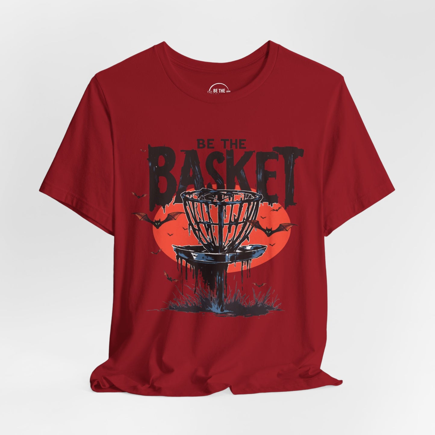BE THE BASKET Disc Golf Halloween Design 16, Disc Golf Unisex T-Shirt
