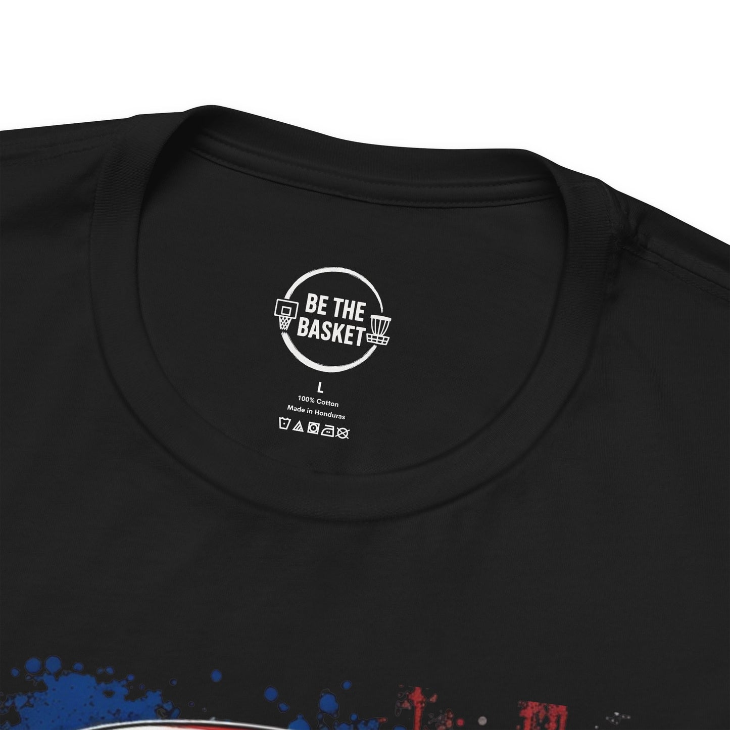 BE THE BASKET Patriotic Disc Golf 1, Unisex Disc Golf T-Shirt