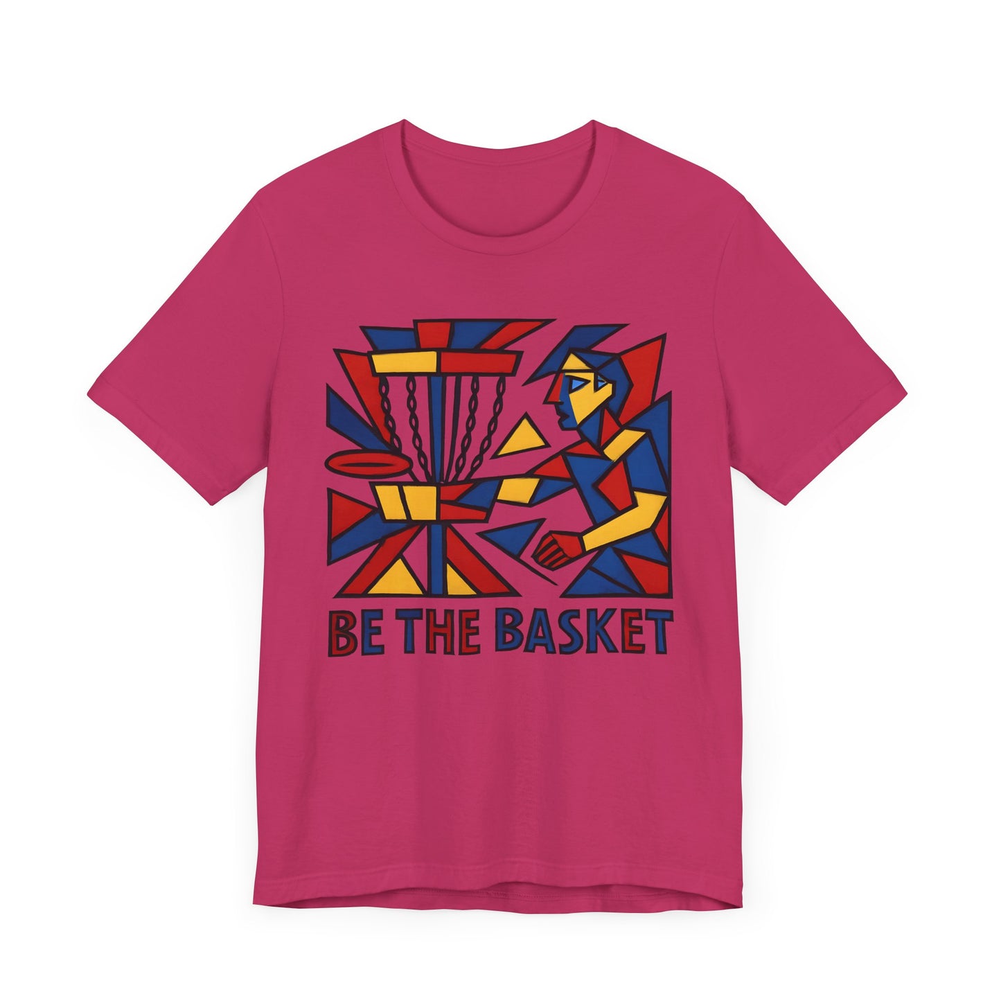 BE THE BASKET Disc Golf Picasso 4, Unisex T-Shirt, Disc Golf Shirt
