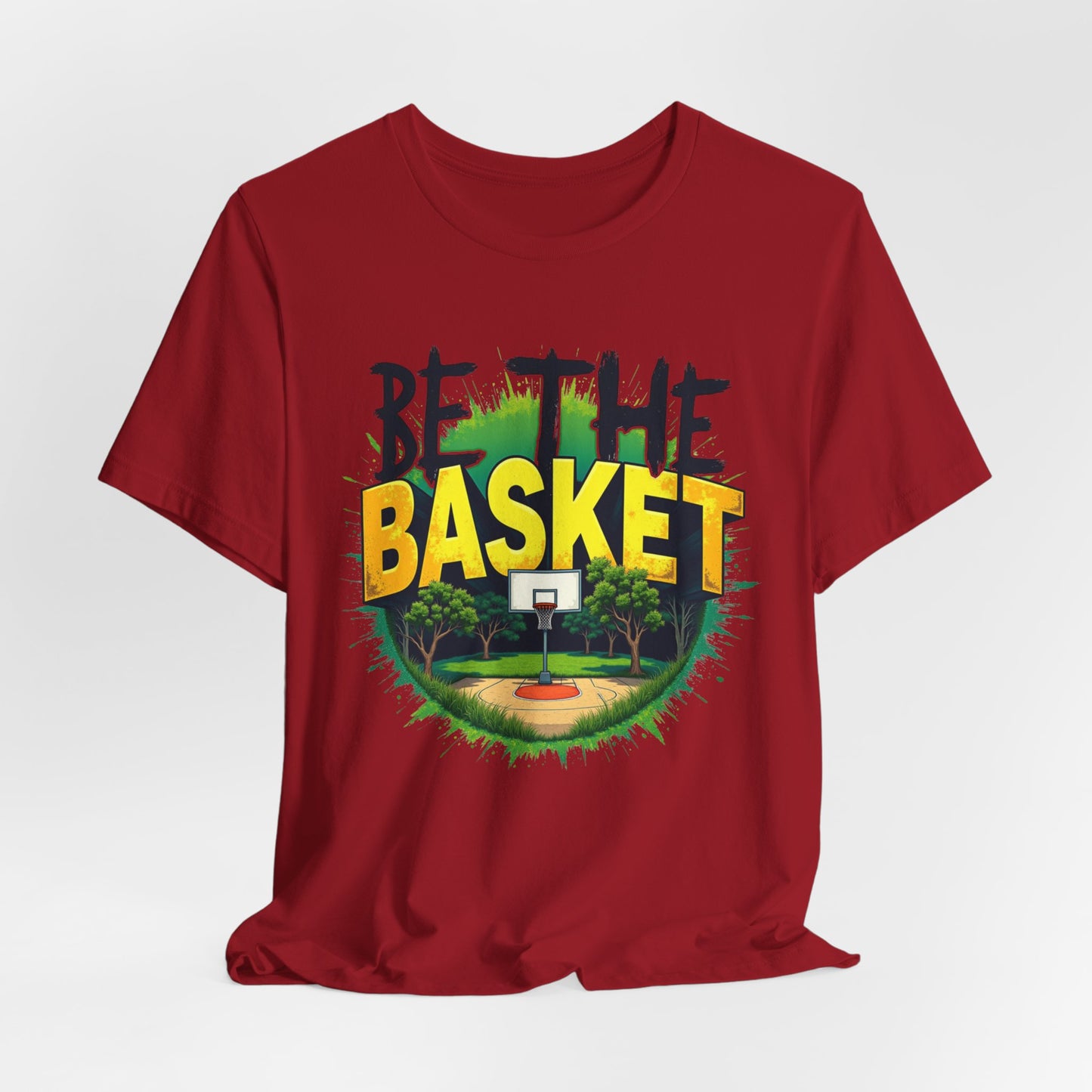 BE THE BASKET Basketball Outdoor Court 2 Unisex T-Shirt, Basketball Shirt