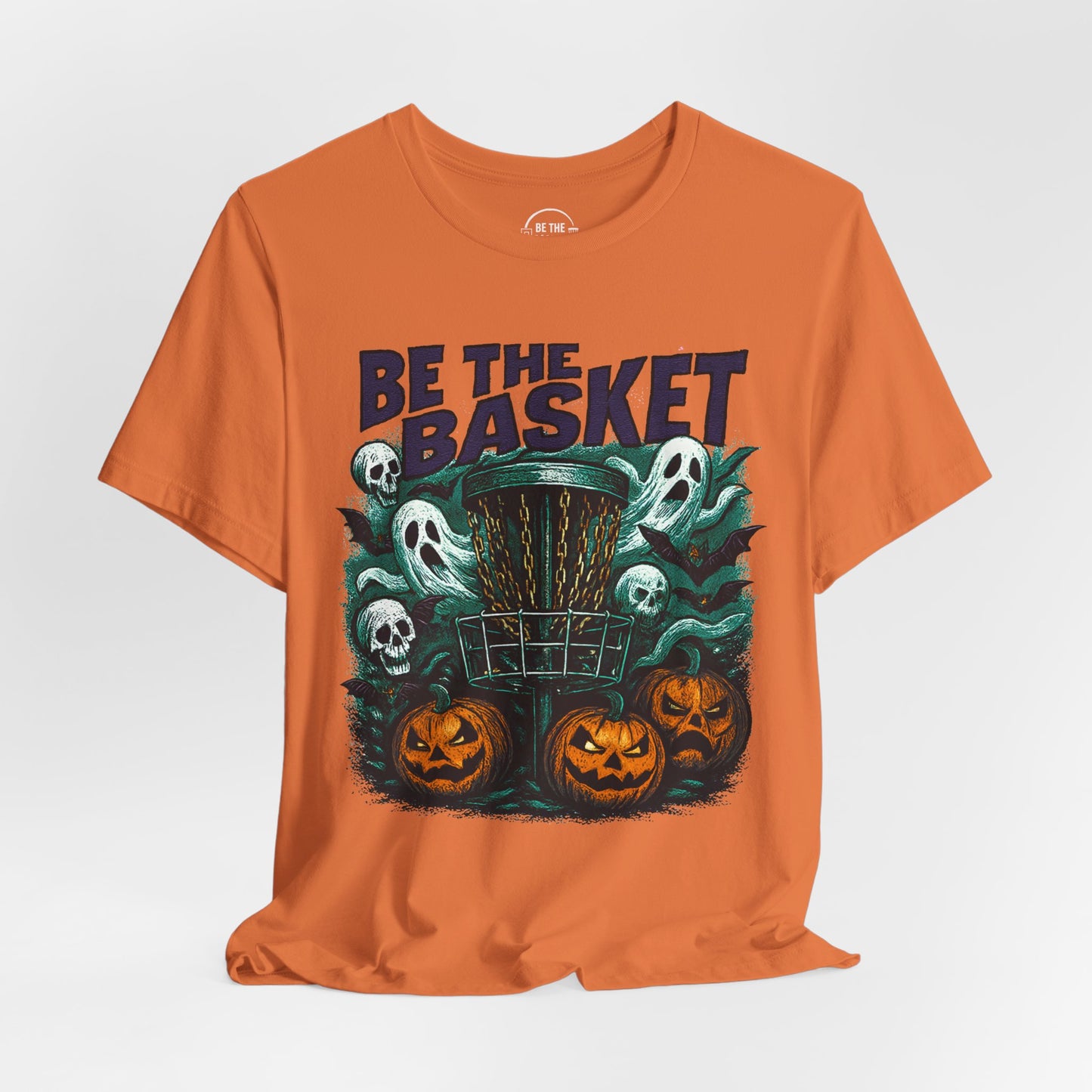 BE THE BASKET Disc Golf Halloween Design 18, Disc Golf Unisex T-Shirt