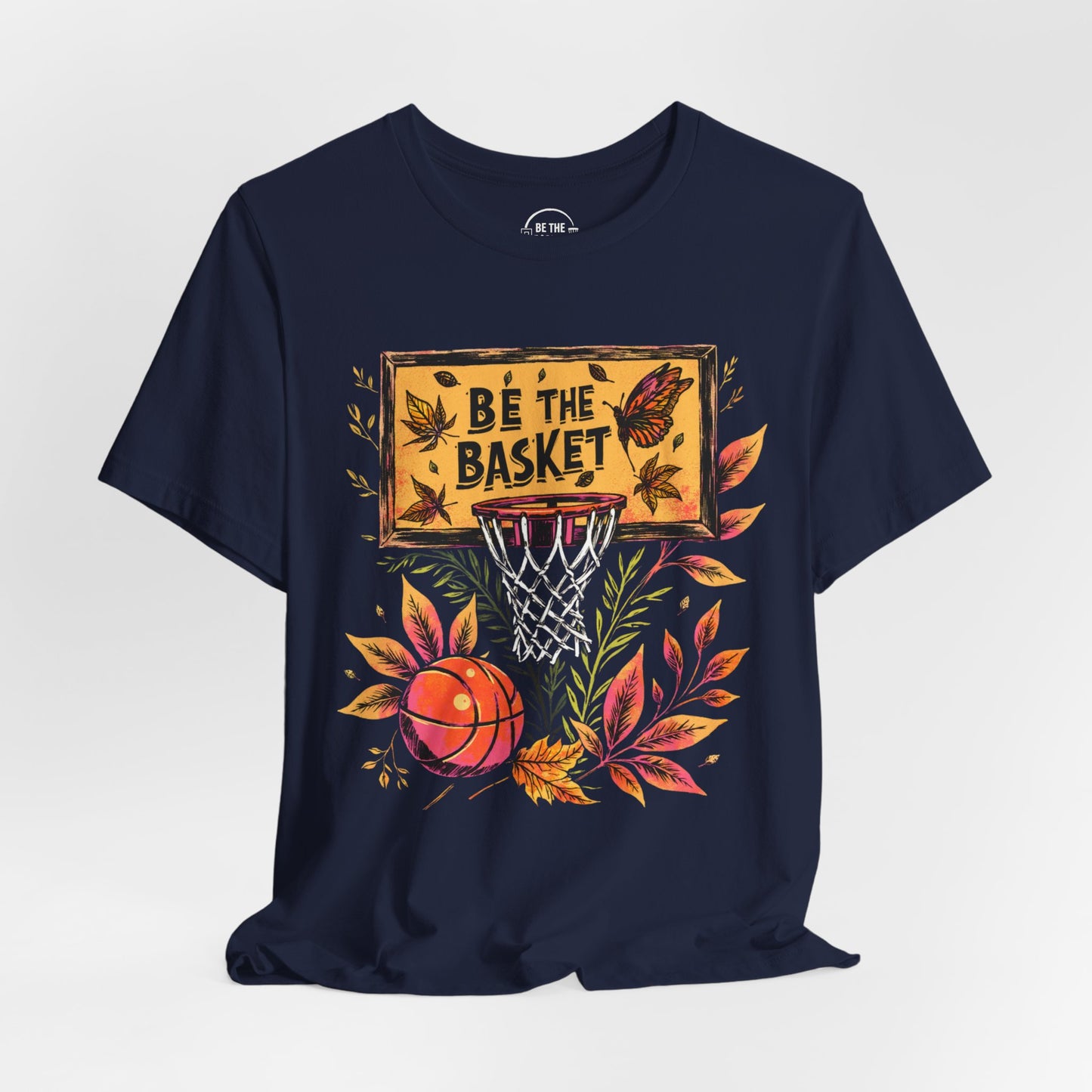 BE THE BASKET Basketball Fall Design 6, Basketball Unisex T-Shirt