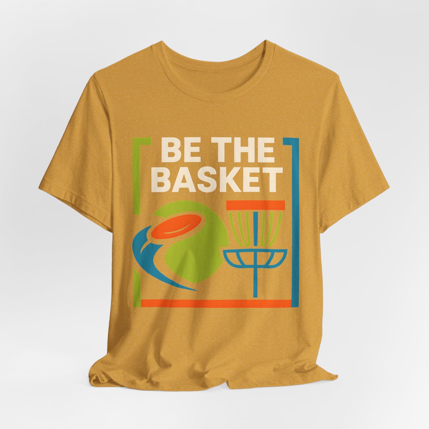 BE THE BASKET Disc Golf Basket Abstract 8, Unisex T-Shirt
