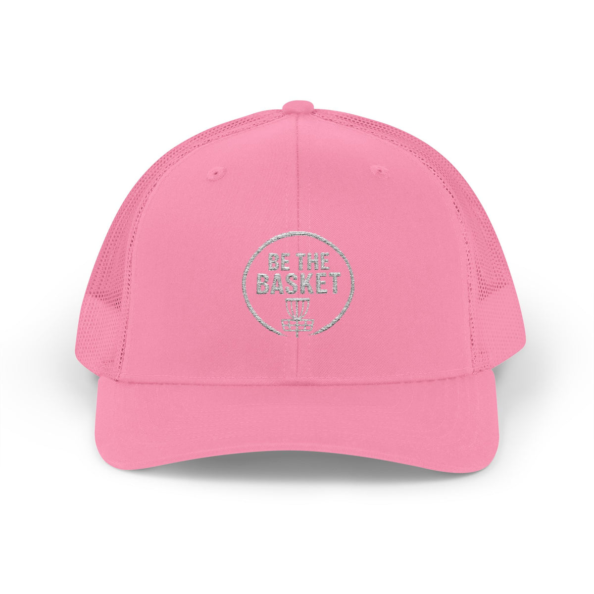 BE THE BASKET - 6606 Snapback Trucker Cap — Vintage Disc Golf Hat