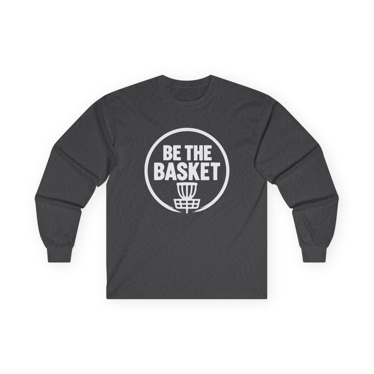 BE THE BASKET Disc Golf Logo Long Sleeve Shirt