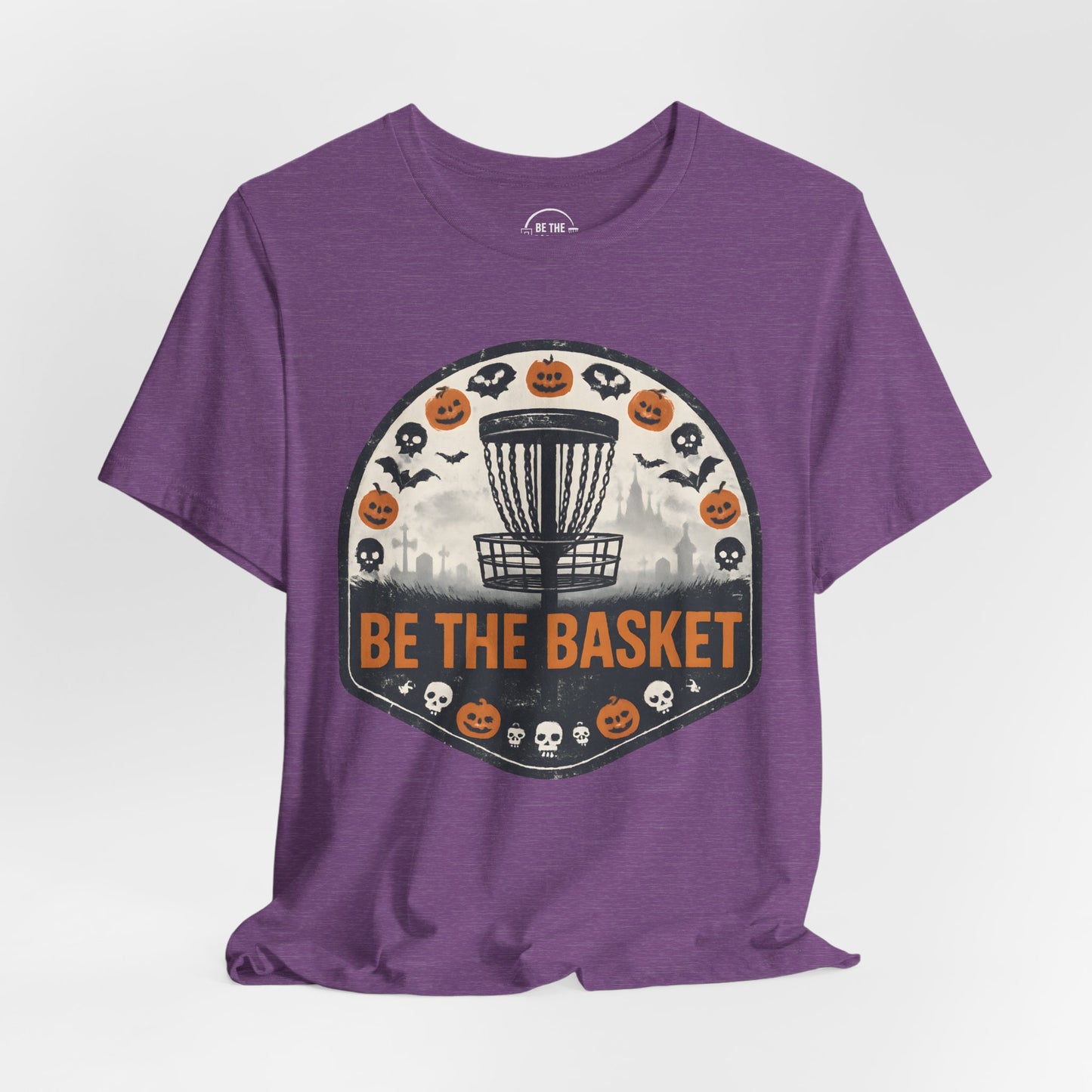BE THE BASKET Disc Golf Halloween Design 21, Disc Golf Unisex T-Shirt