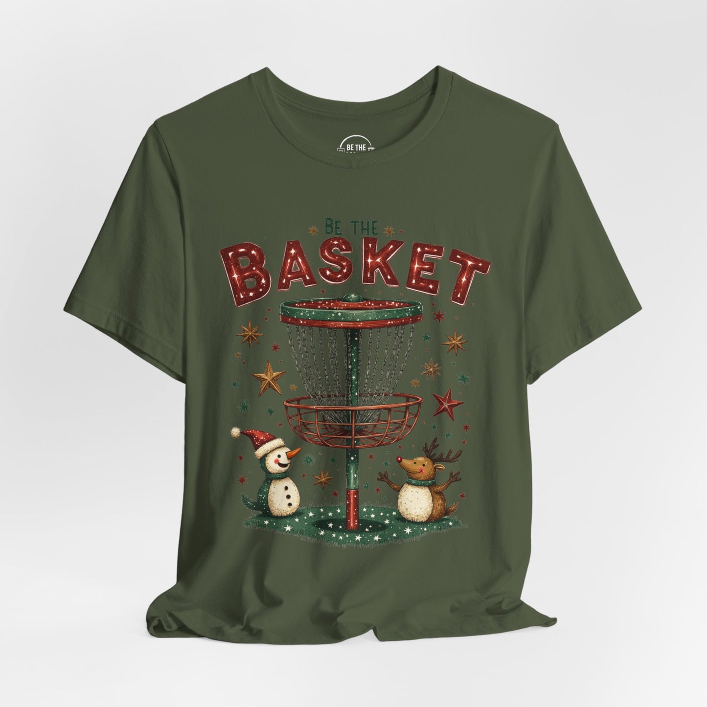 BE THE BASKET Disc Golf Christmas 9 - Disc Golf Unisex T-Shirt