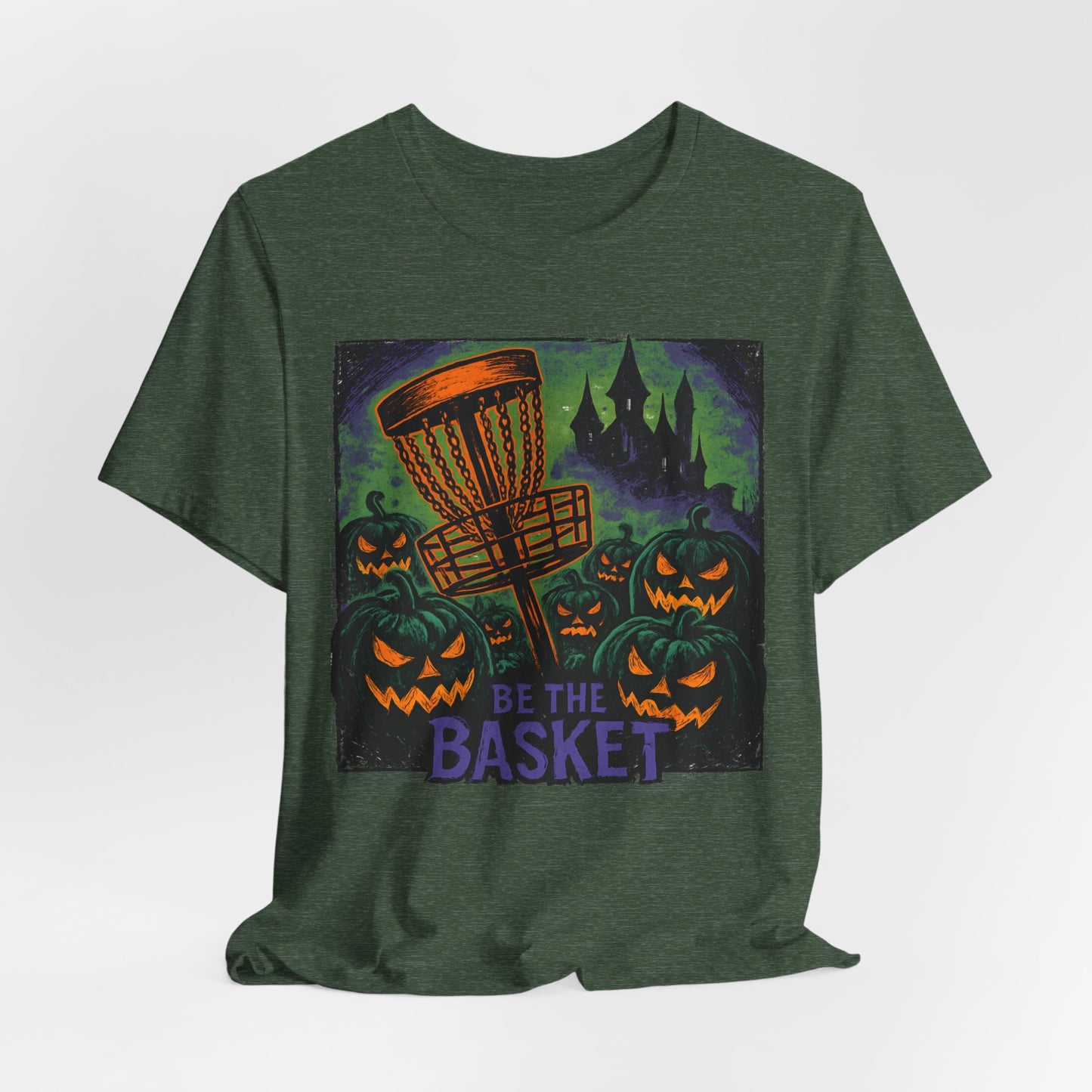 BE THE BASKET Disc Golf Halloween 3, Disc Golf Unisex T-Shirt