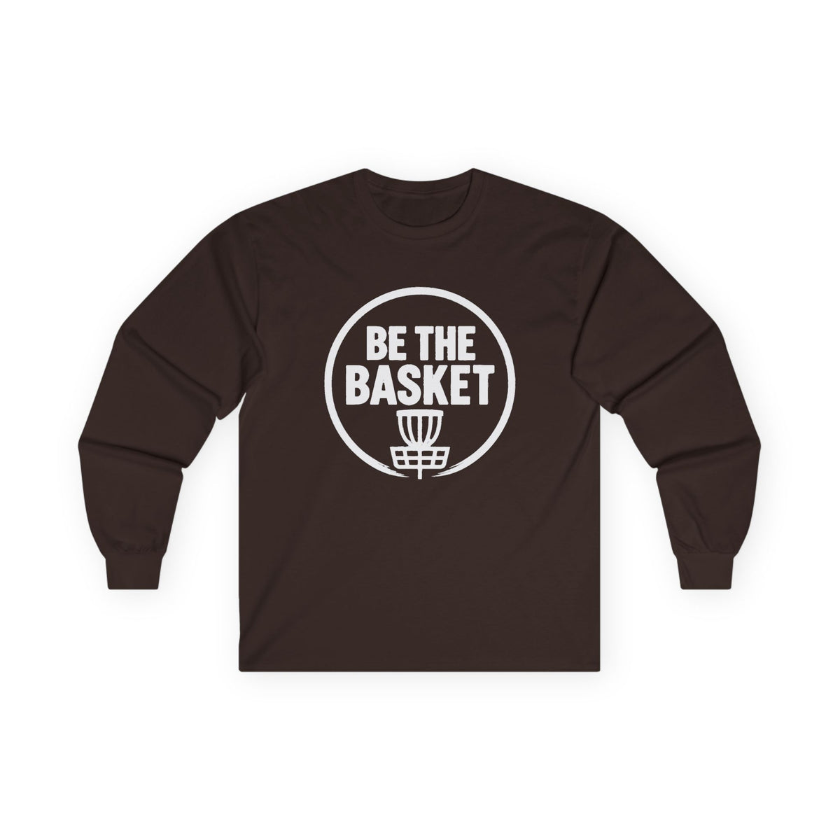 BE THE BASKET Disc Golf Logo Long Sleeve Shirt
