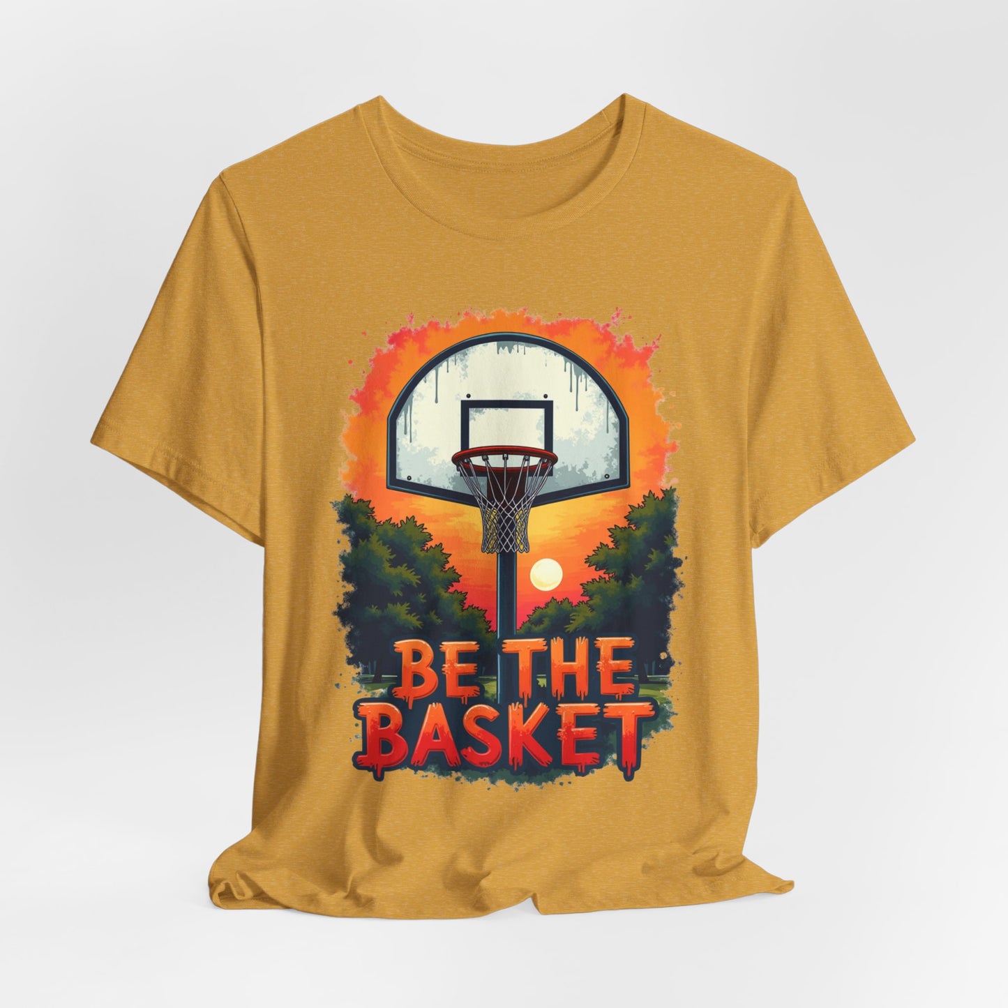 BE THE BASKET Basketball Outdoor 3 Orange Unisex T-Shirt