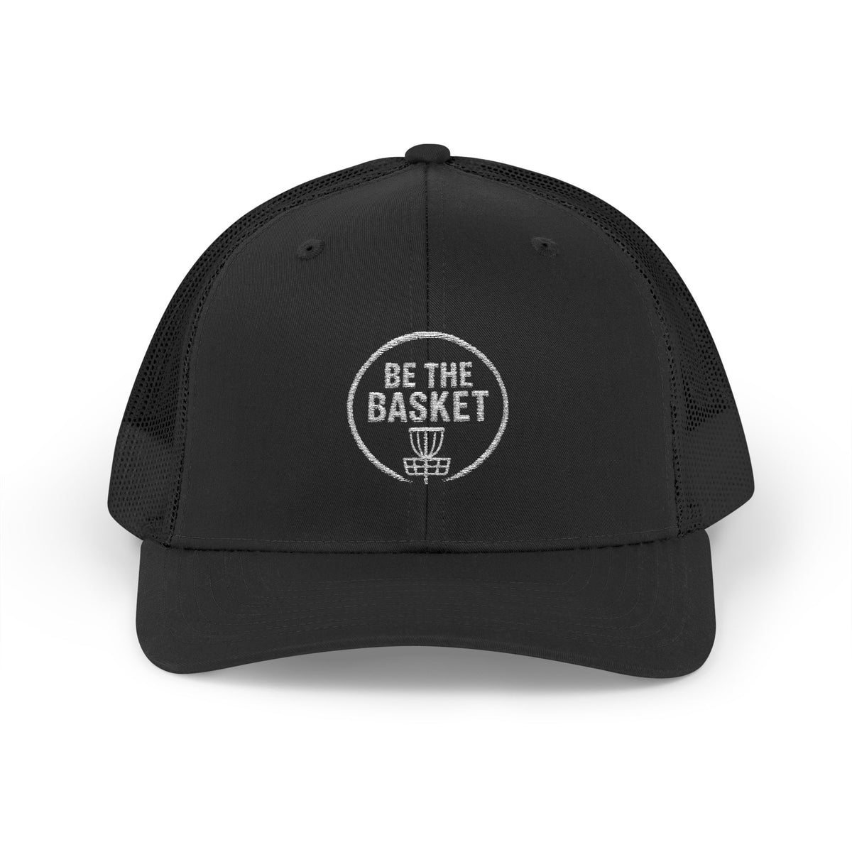BE THE BASKET - 6606 Snapback Trucker Cap — Vintage Disc Golf Hat