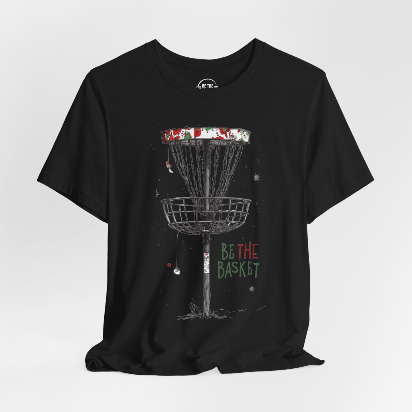 BE THE BASKET Disc Golf Christmas 13 - Disc Golf Unisex T-Shirt