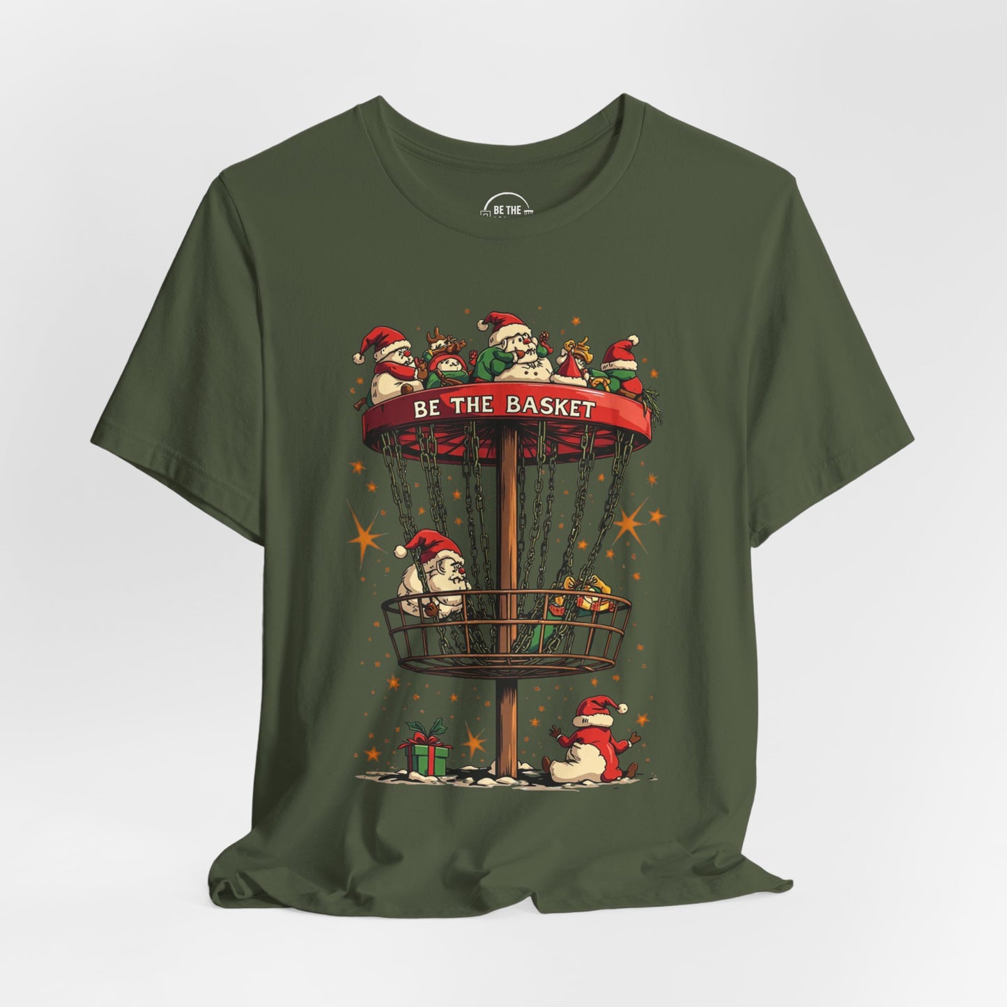 BE THE BASKET Disc Golf Christmas 12 - Disc Golf Unisex T-Shirt