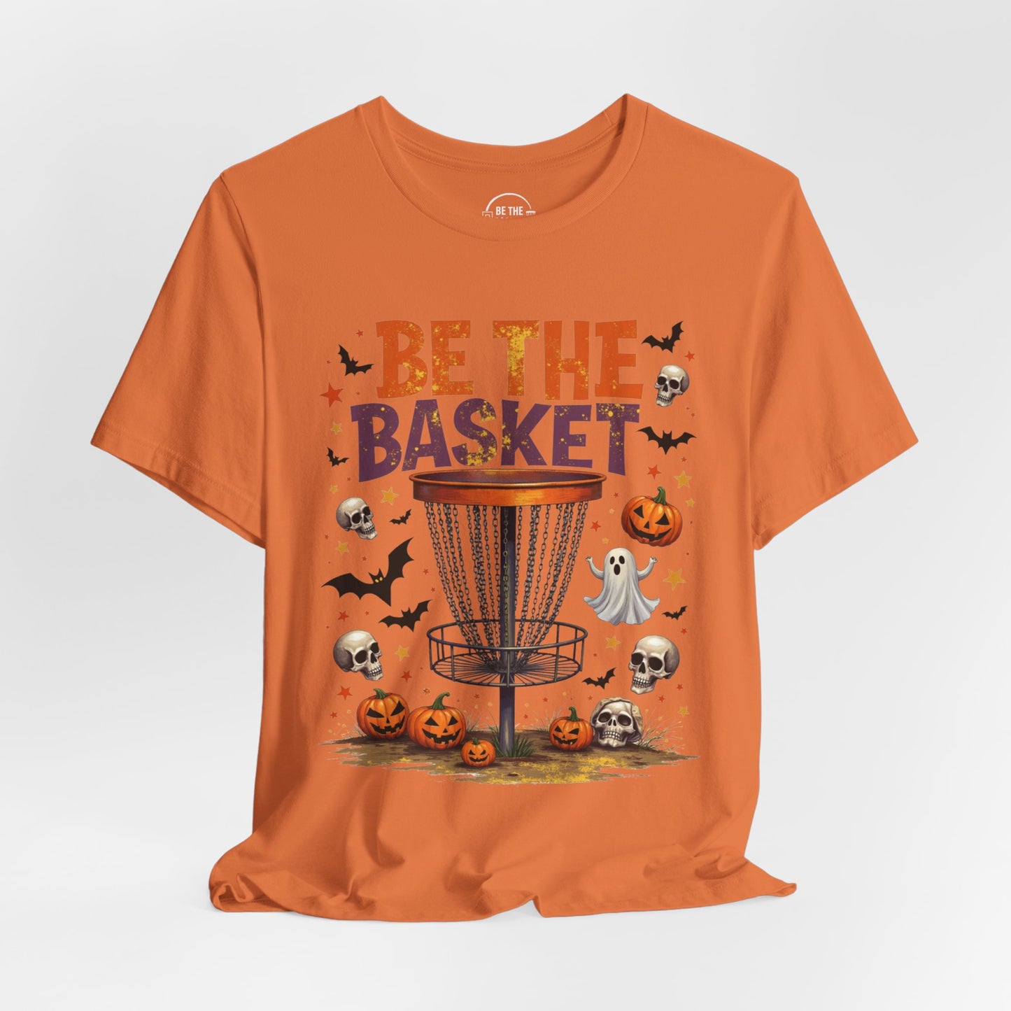 BE THE BASKET Disc Golf Halloween Design 13, Disc Golf Unisex T-Shirt