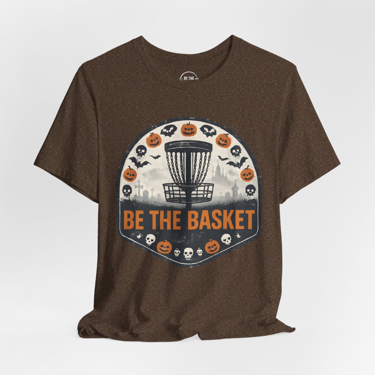 BE THE BASKET Disc Golf Halloween Design 21, Disc Golf Unisex T-Shirt