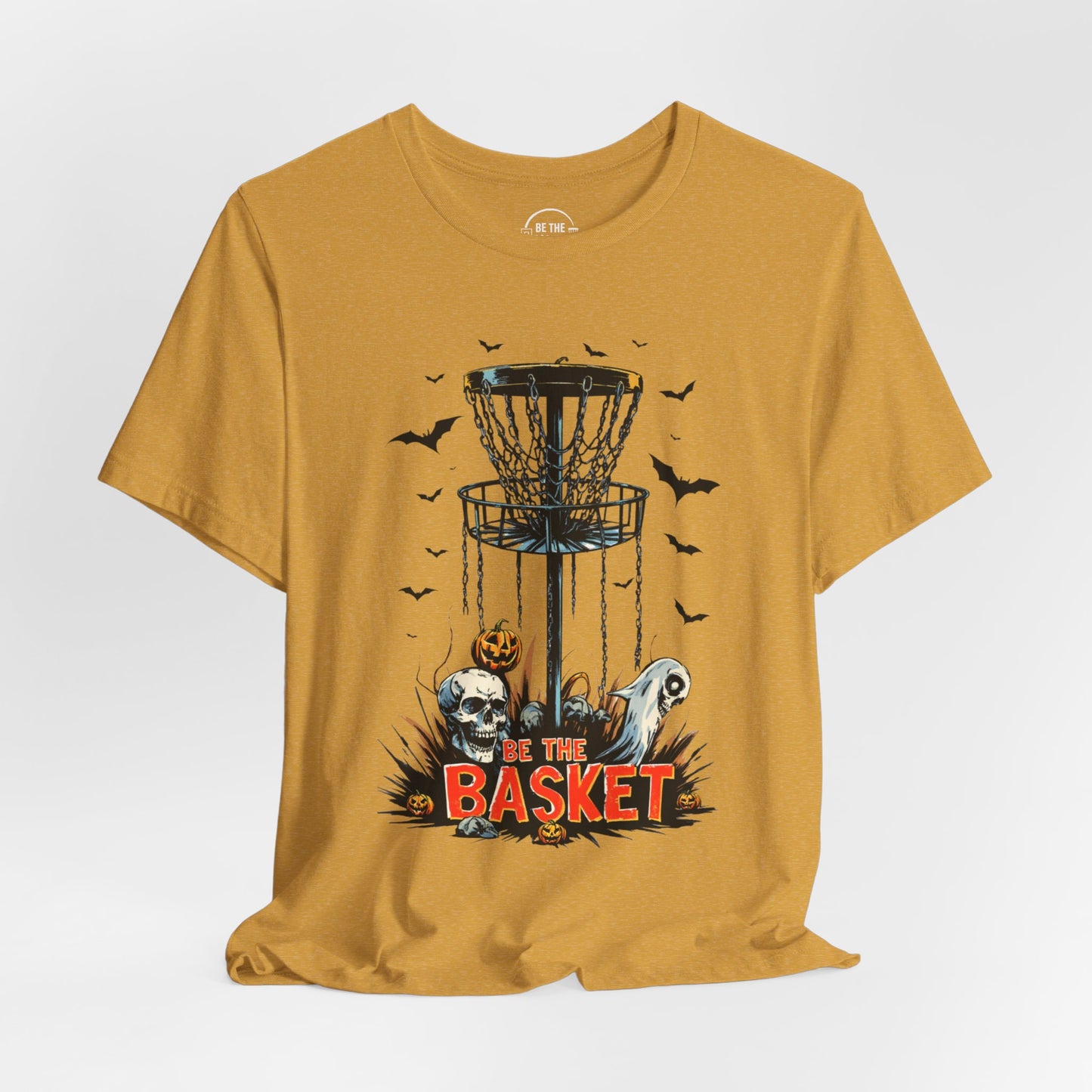 BE THE BASKET Disc Golf Halloween Design 12, Disc Golf Unisex T-Shirt