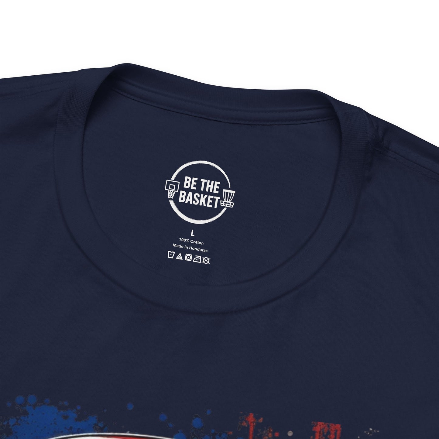 BE THE BASKET Patriotic Disc Golf 1, Unisex Disc Golf T-Shirt