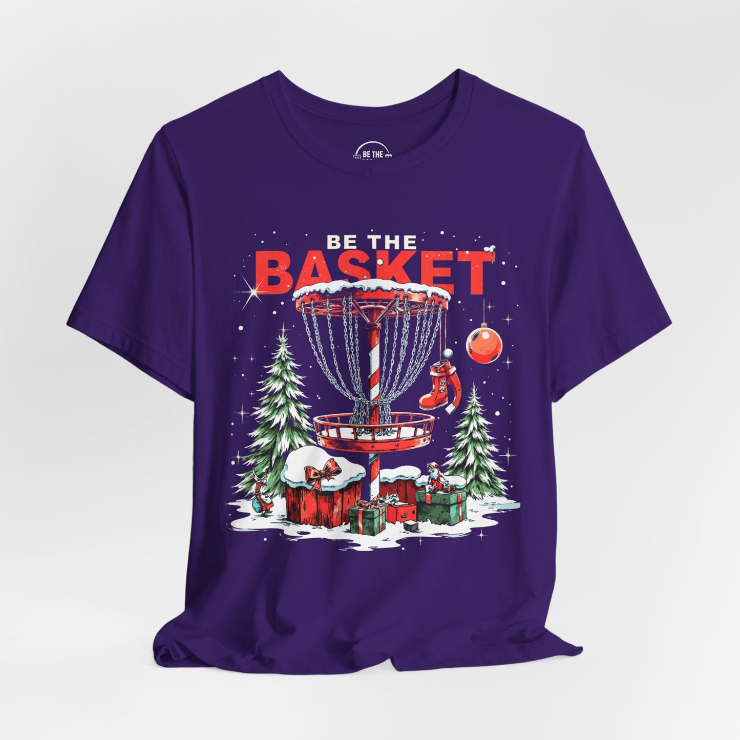 BE THE BASKET Disc Golf Christmas 10 - Disc Golf Unisex T-Shirt