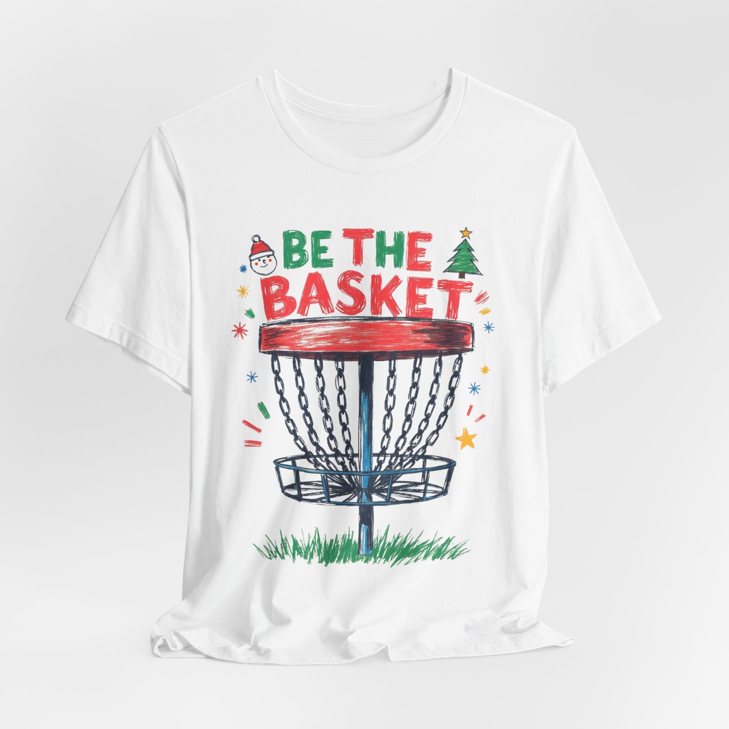 BE THE BASKET Disc Golf Christmas 14 - Disc Golf Unisex T-Shirt
