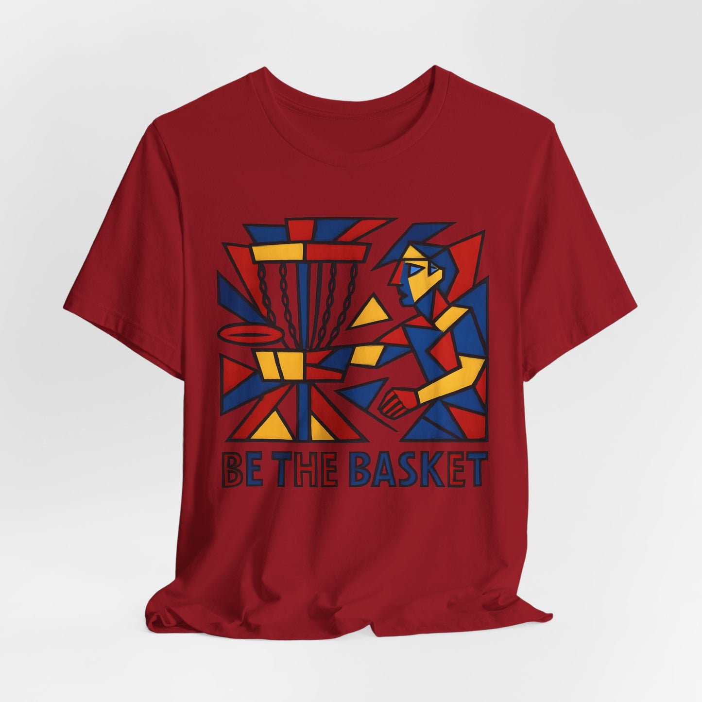 BE THE BASKET Disc Golf Picasso 4, Unisex T-Shirt, Disc Golf Shirt