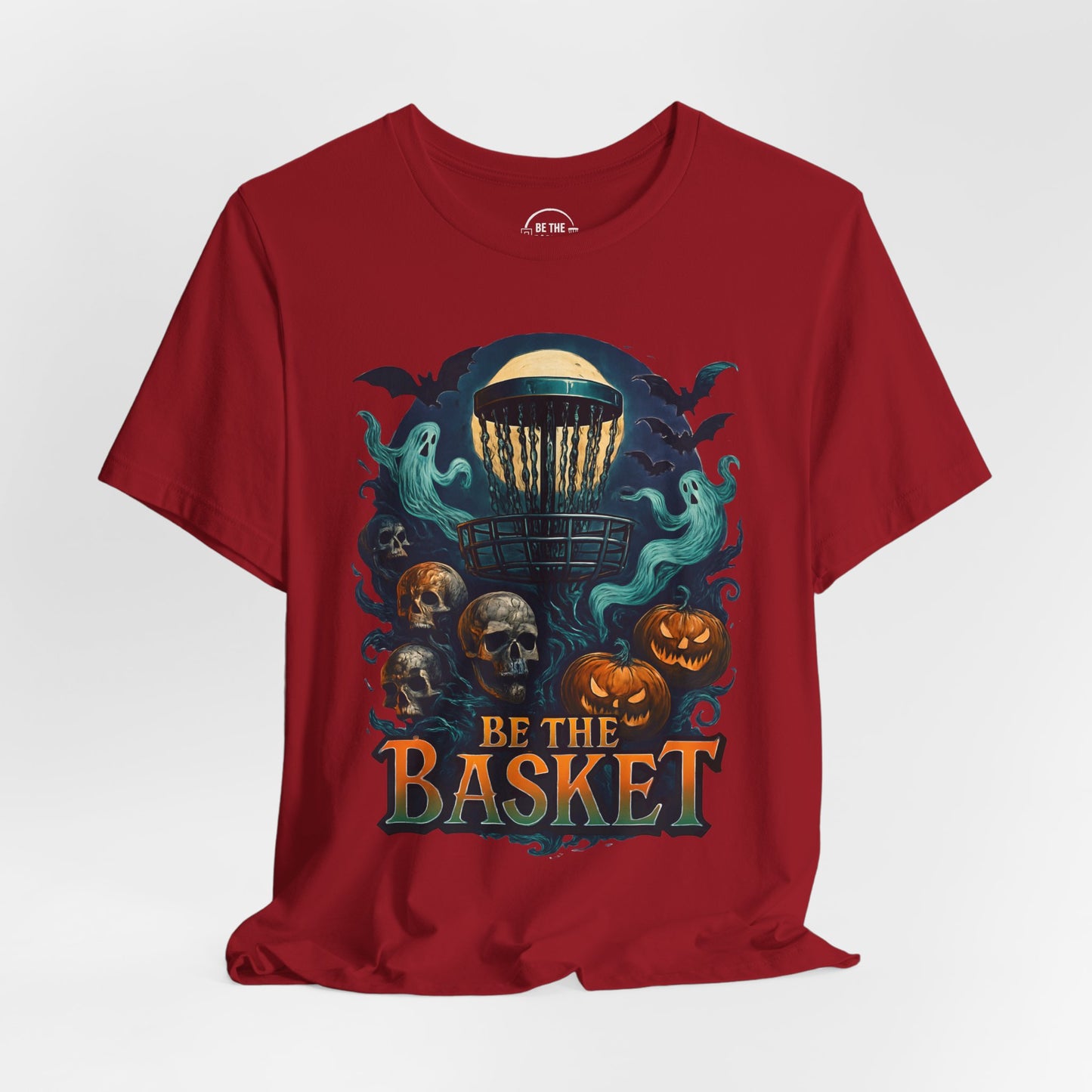 BE THE BASKET Disc Golf Halloween Design 19, Disc Golf Unisex T-Shirt
