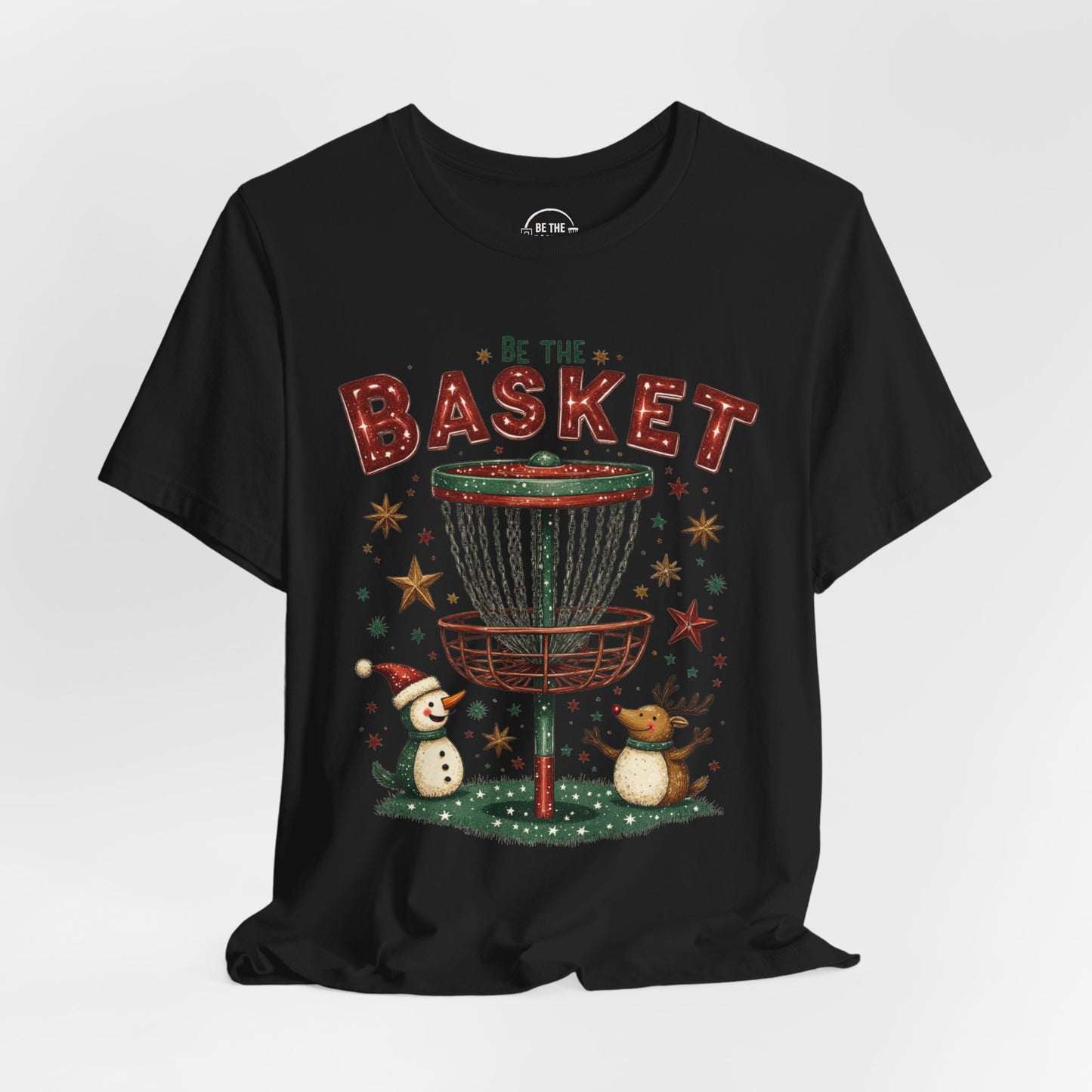BE THE BASKET Disc Golf Christmas 9 - Disc Golf Unisex T-Shirt