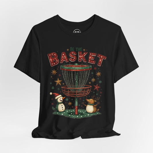 BE THE BASKET Disc Golf Christmas 9 - Disc Golf Unisex T-Shirt