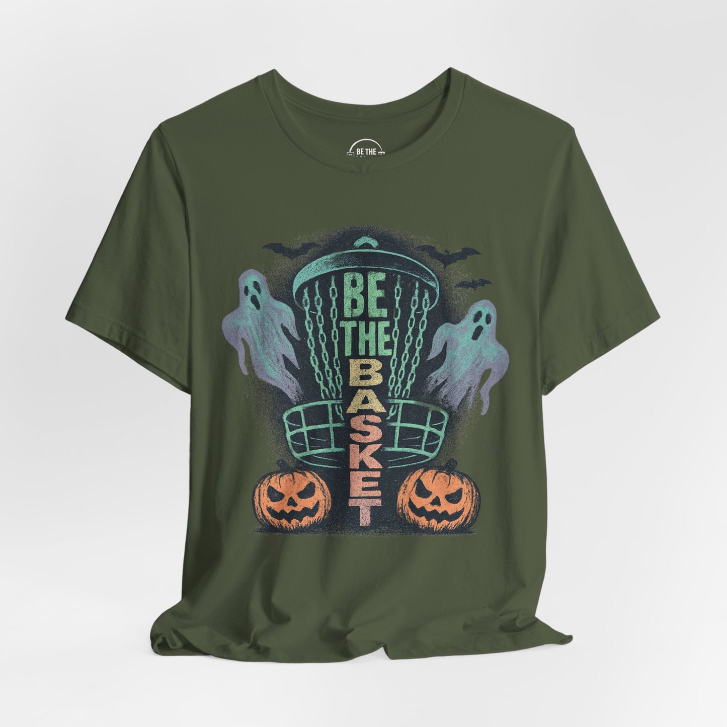 BE THE BASKET Disc Golf Halloween Design 17, Disc Golf Unisex T-Shirt
