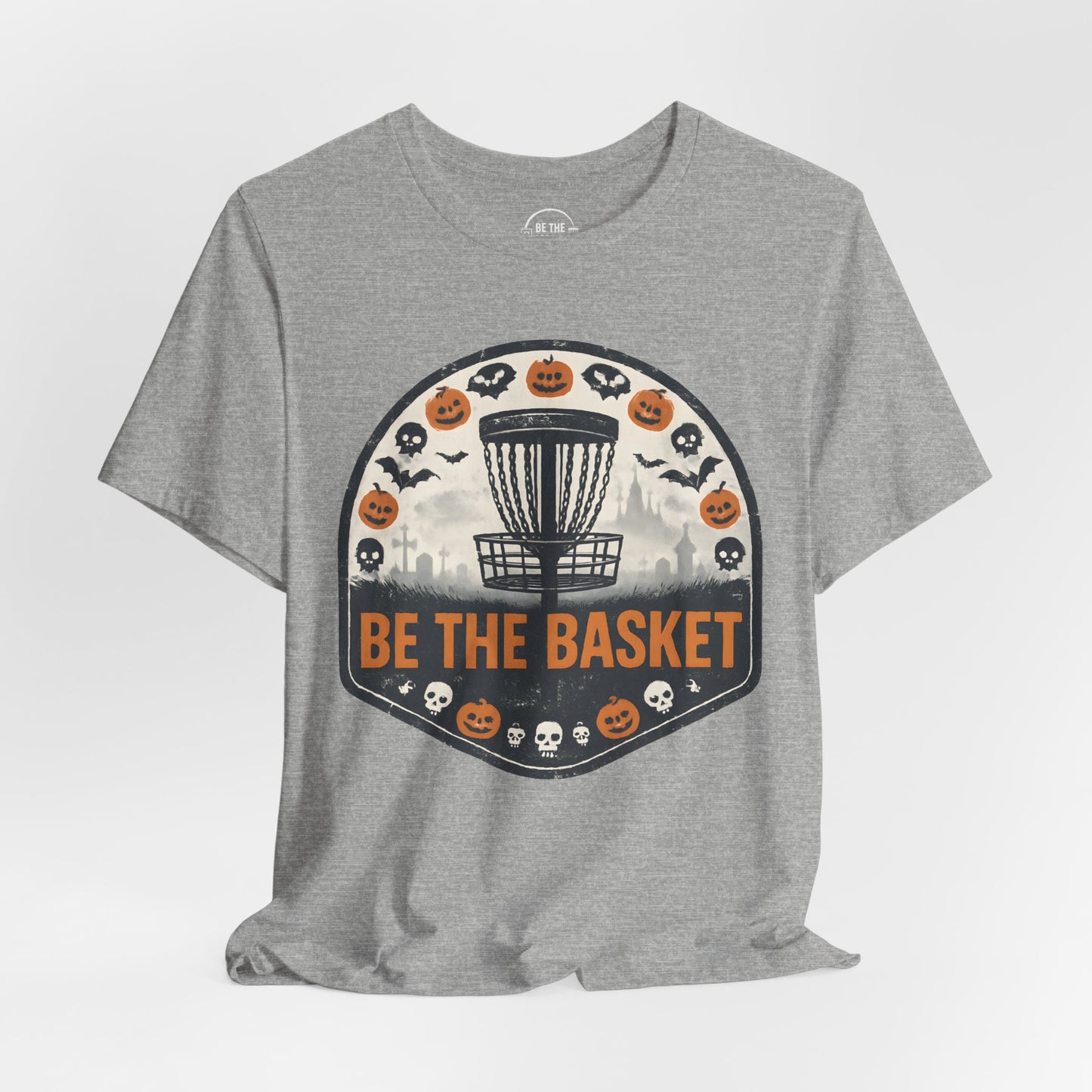 BE THE BASKET Disc Golf Halloween Design 21, Disc Golf Unisex T-Shirt