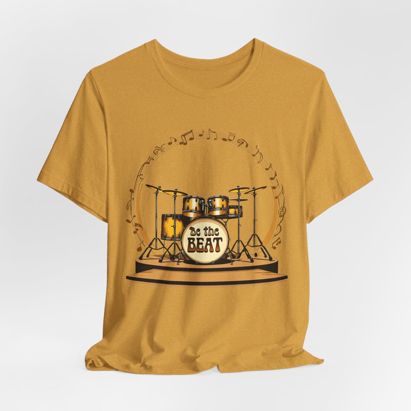 BE THE BEAT Drums 70s Design - Drummer Unisex T-Shirt