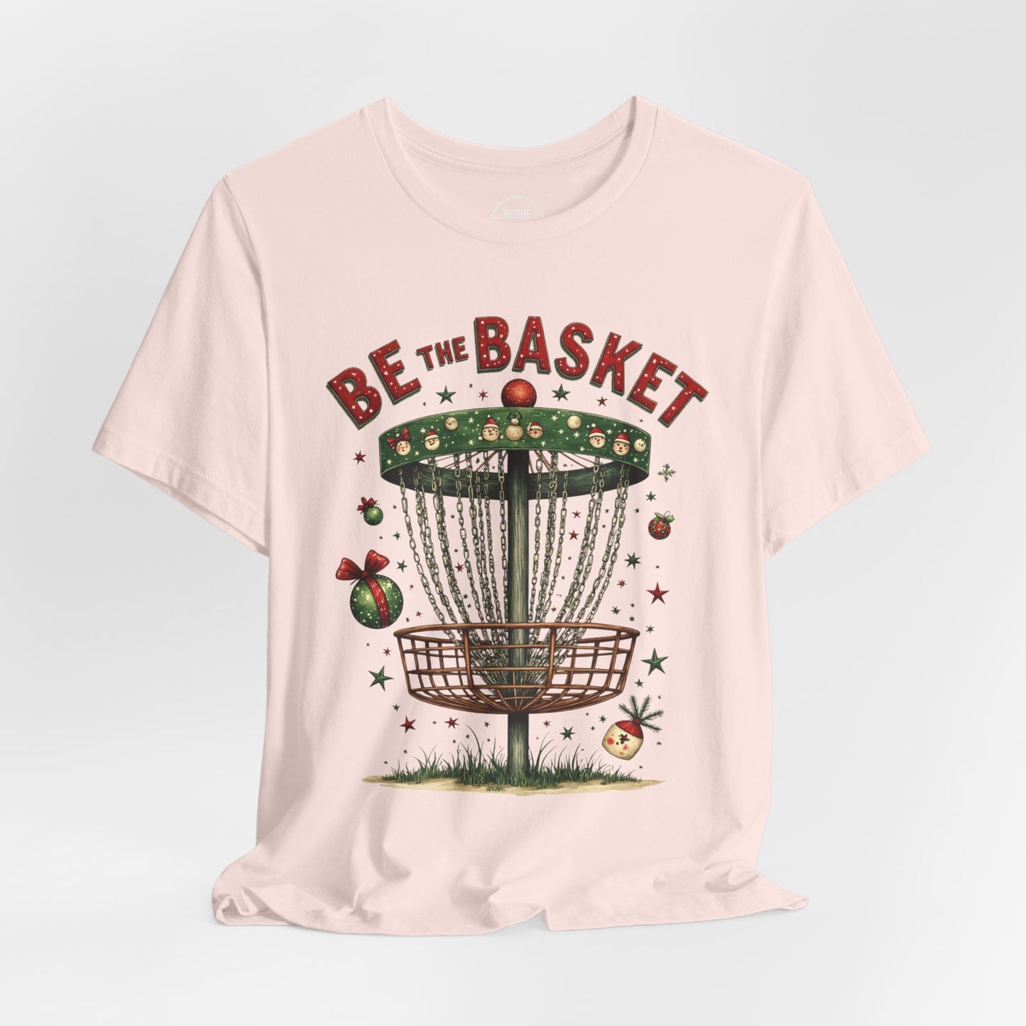 BE THE BASKET Disc Golf Christmas 8 - Disc Golf Unisex T-Shirt