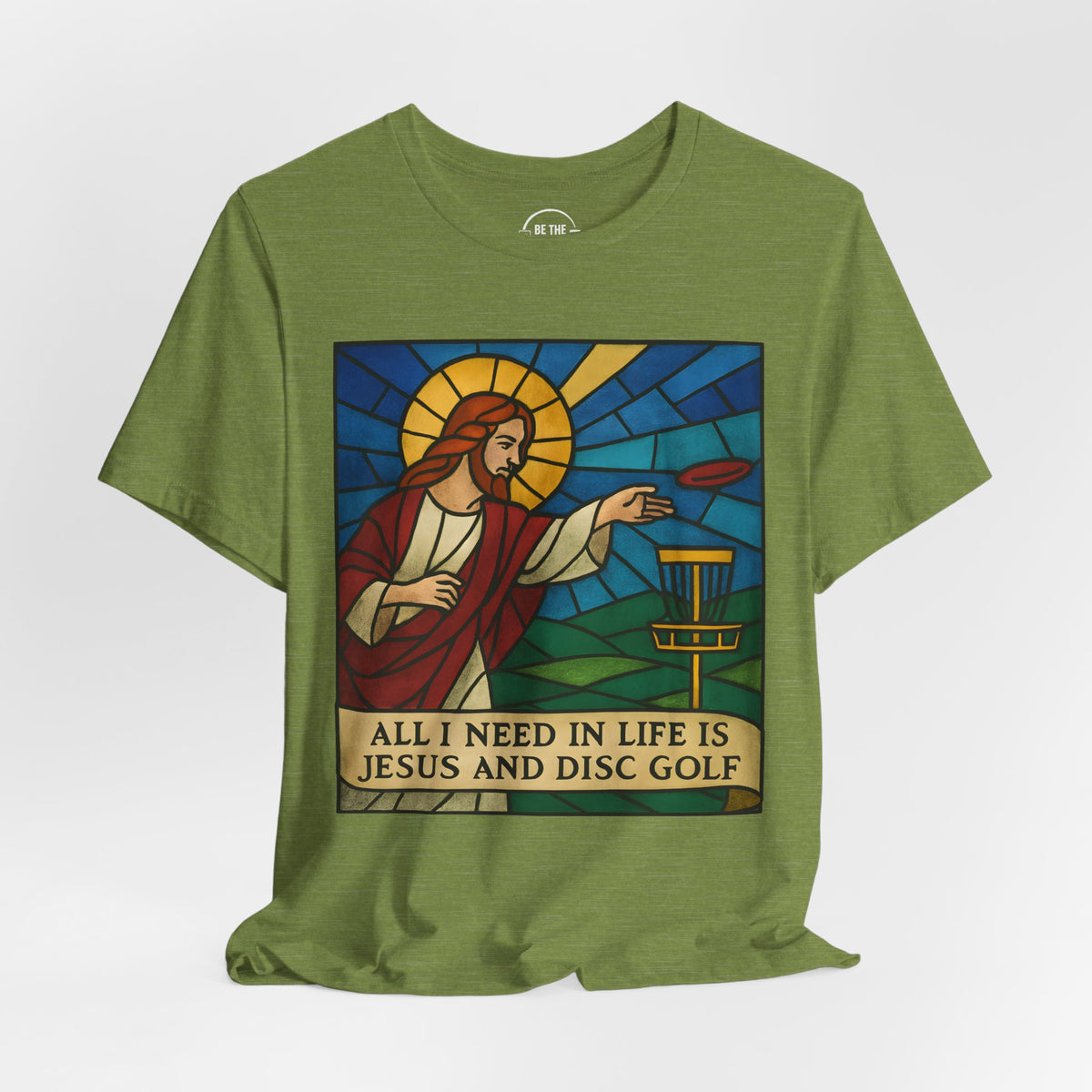 Disc Golf Jesus Design 2 , Unisex T-Shirt