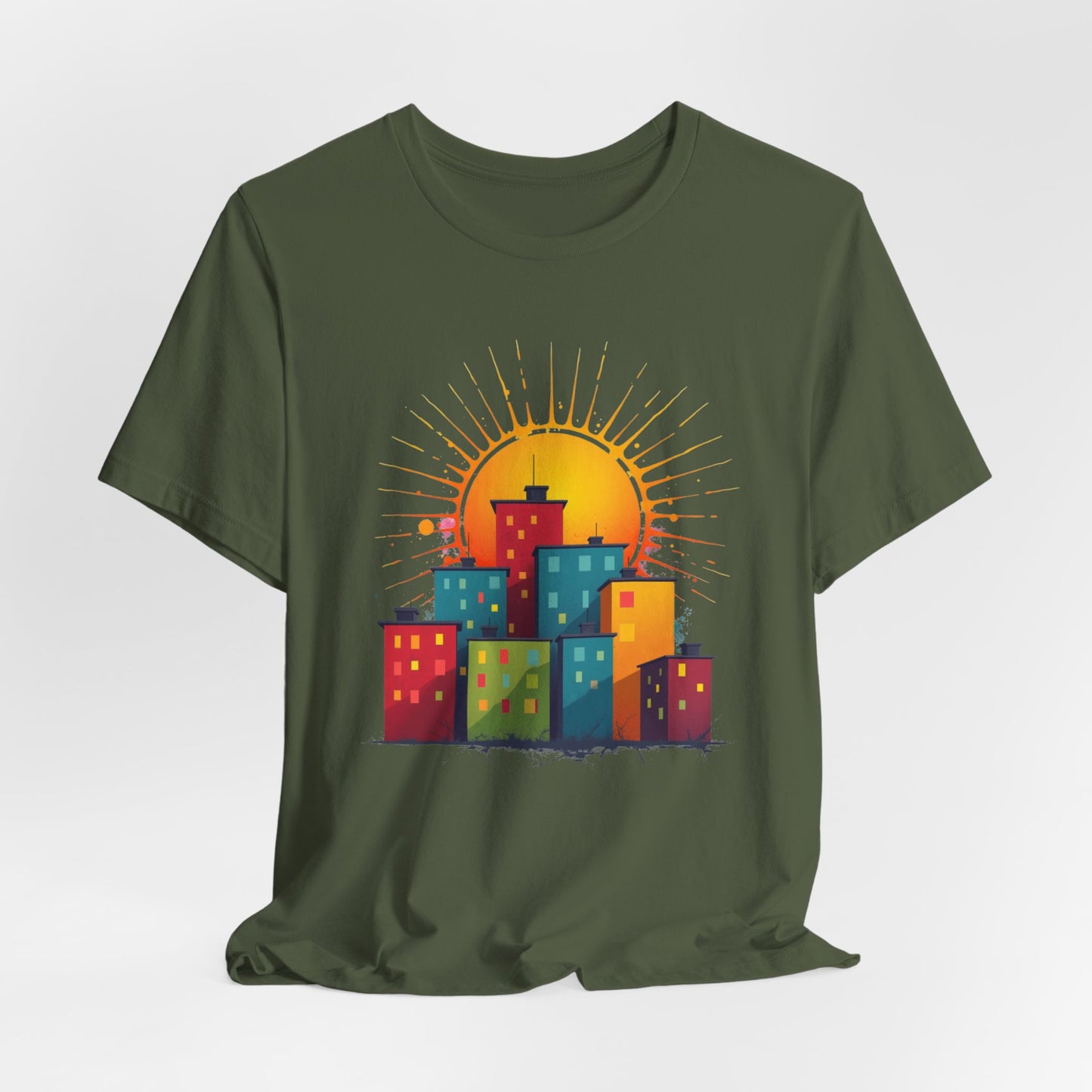 Sunny City Design Unisex T-Shirt, Happy Feel-Good Shirt