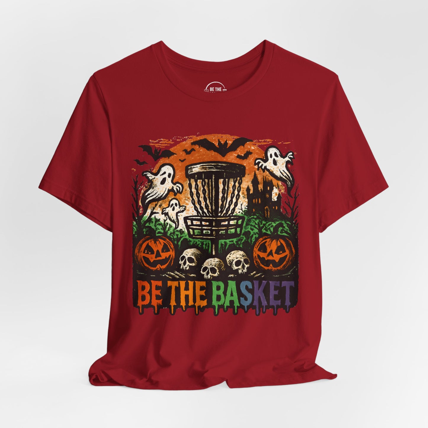 BE THE BASKET Disc Golf Halloween Design 20, Disc Golf Unisex T-Shirt