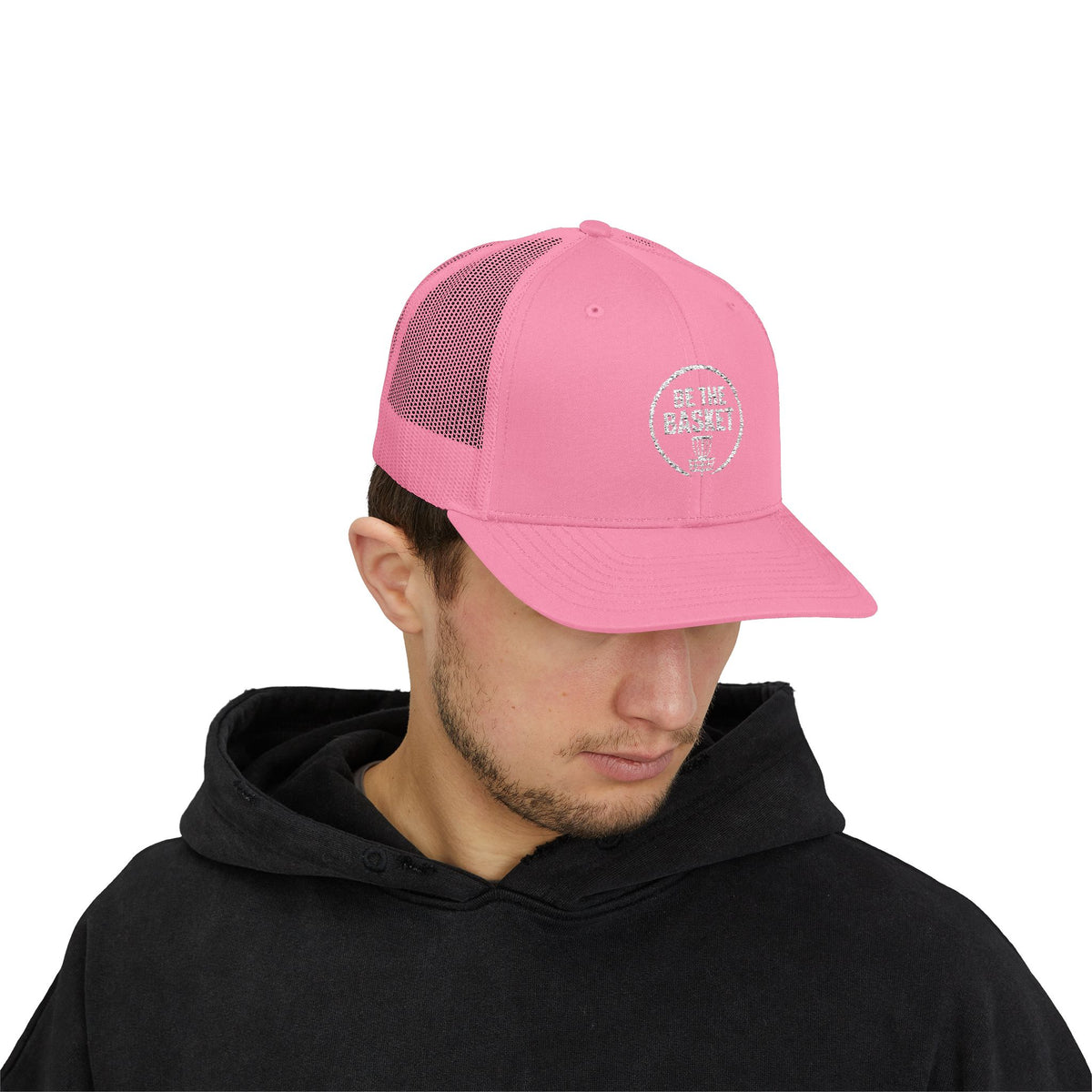 BE THE BASKET - 6606 Snapback Trucker Cap — Vintage Disc Golf Hat