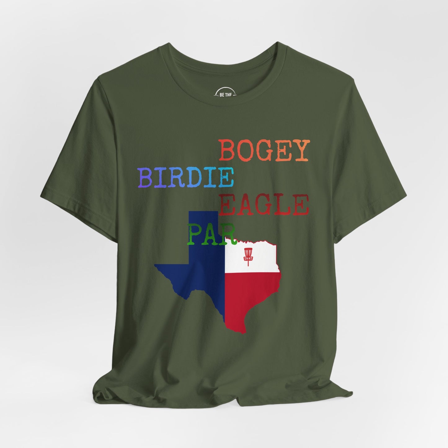 Bogey Birdie Eagle Par Disc Golf T-Shirt, Unisex Disc Golf Shirt