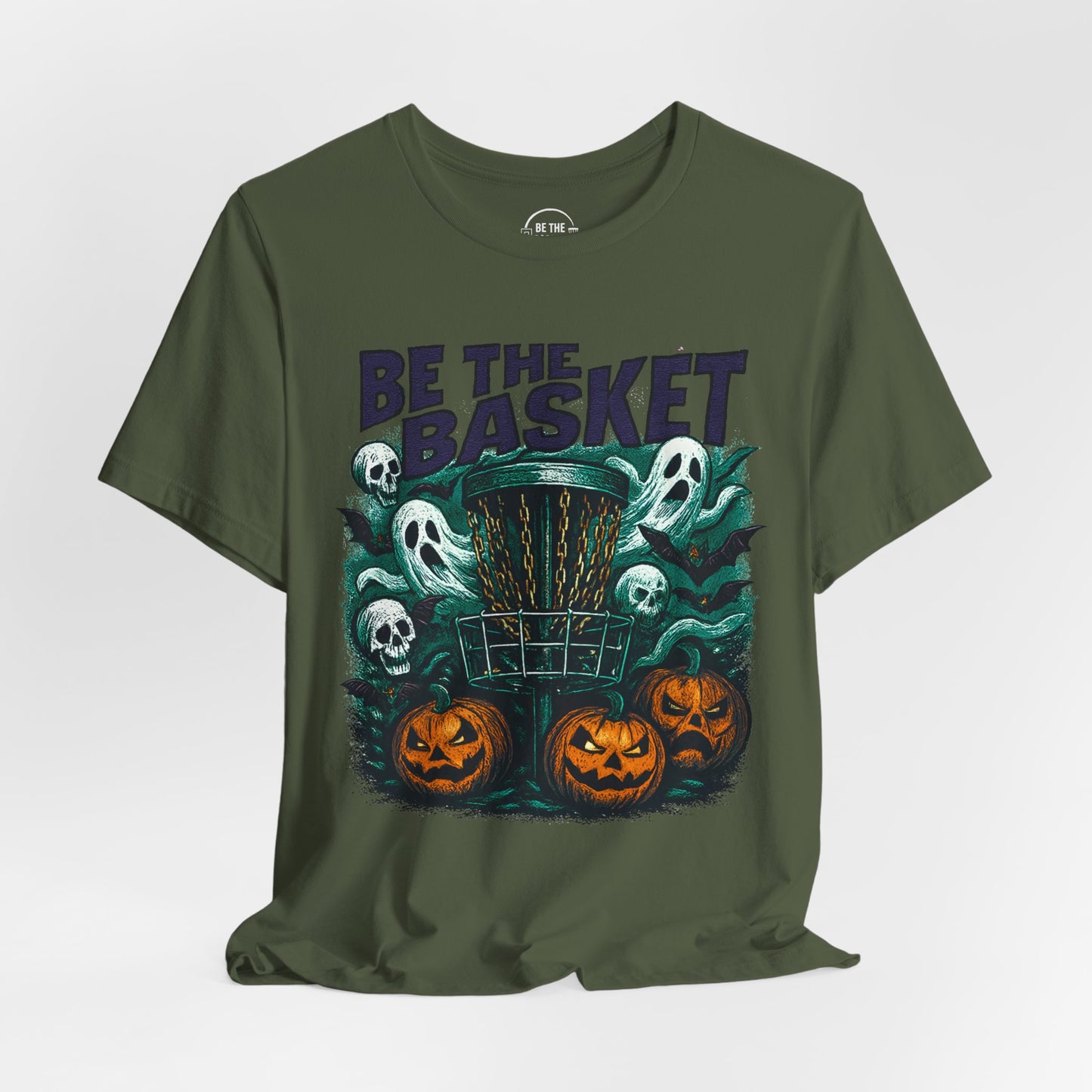 BE THE BASKET Disc Golf Halloween Design 18, Disc Golf Unisex T-Shirt