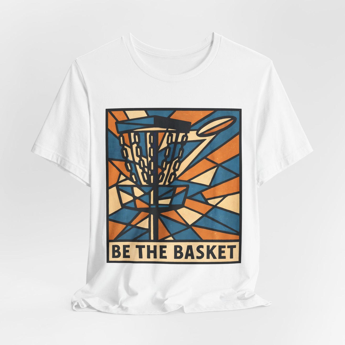 BE THE BASKET Disc Golf Basket Abstract 7, Unisex T-Shirt