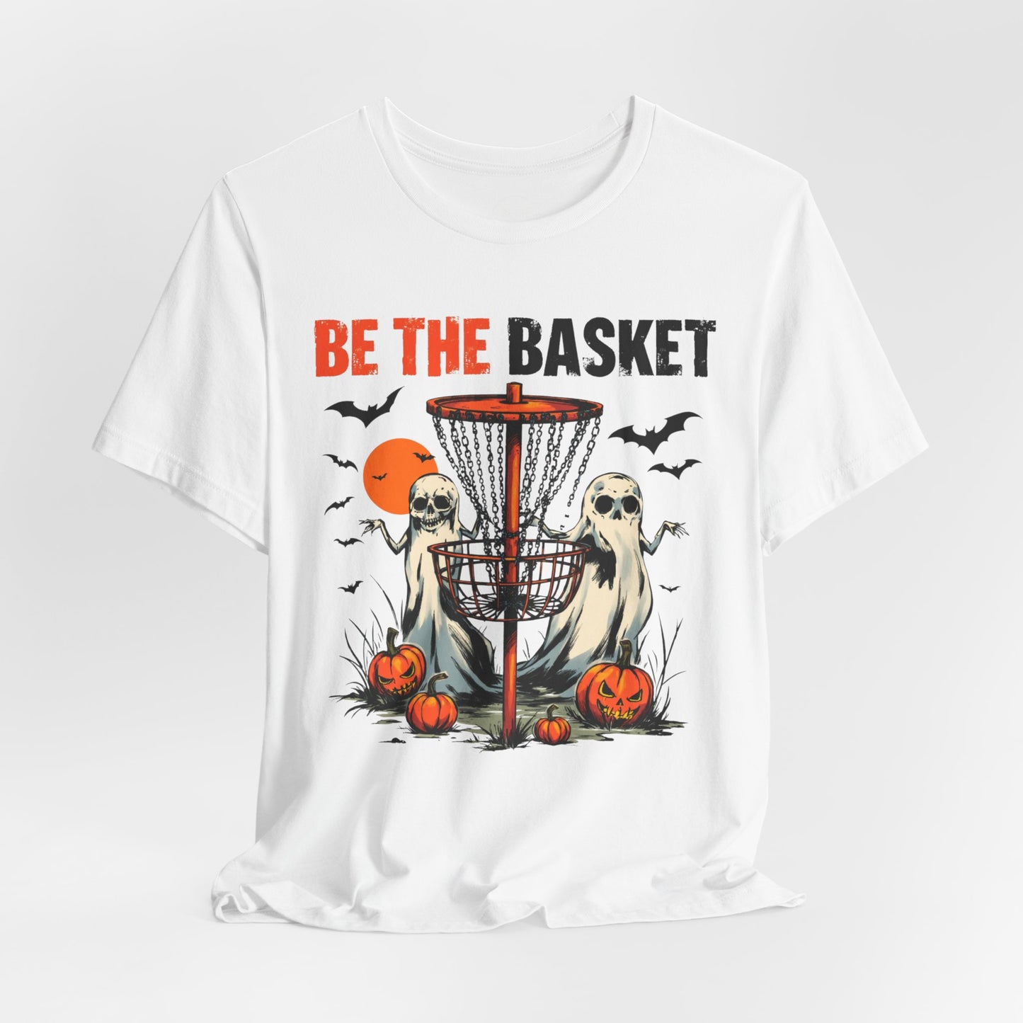 BE THE BASKET Disc Golf Halloween Design 11, Disc Golf Unisex T-Shirt
